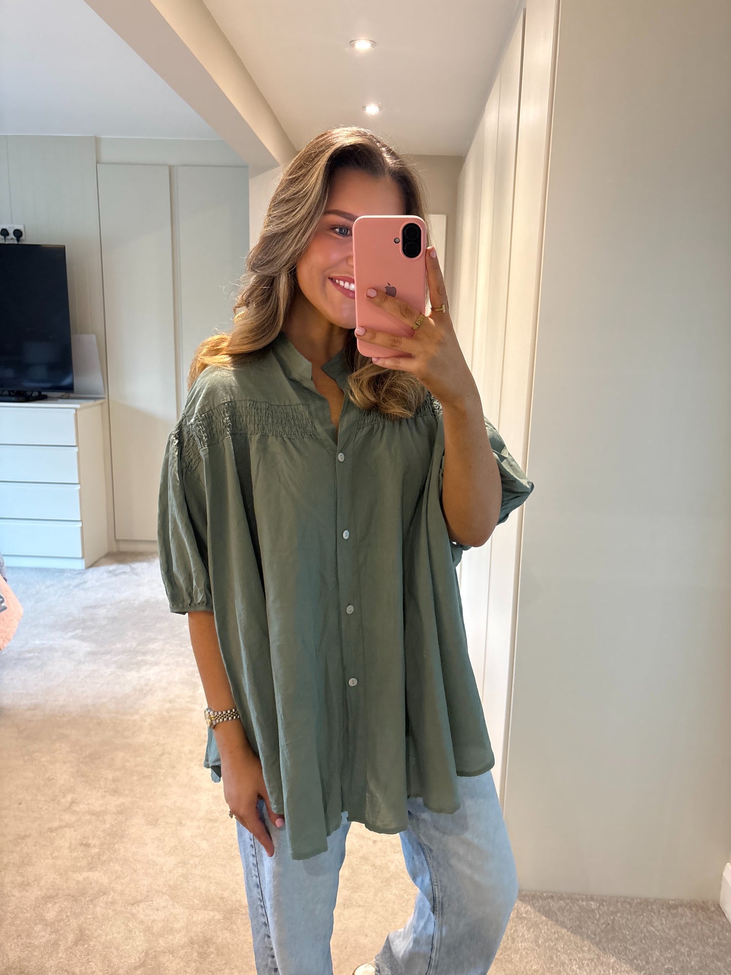 Ellie Top Khaki