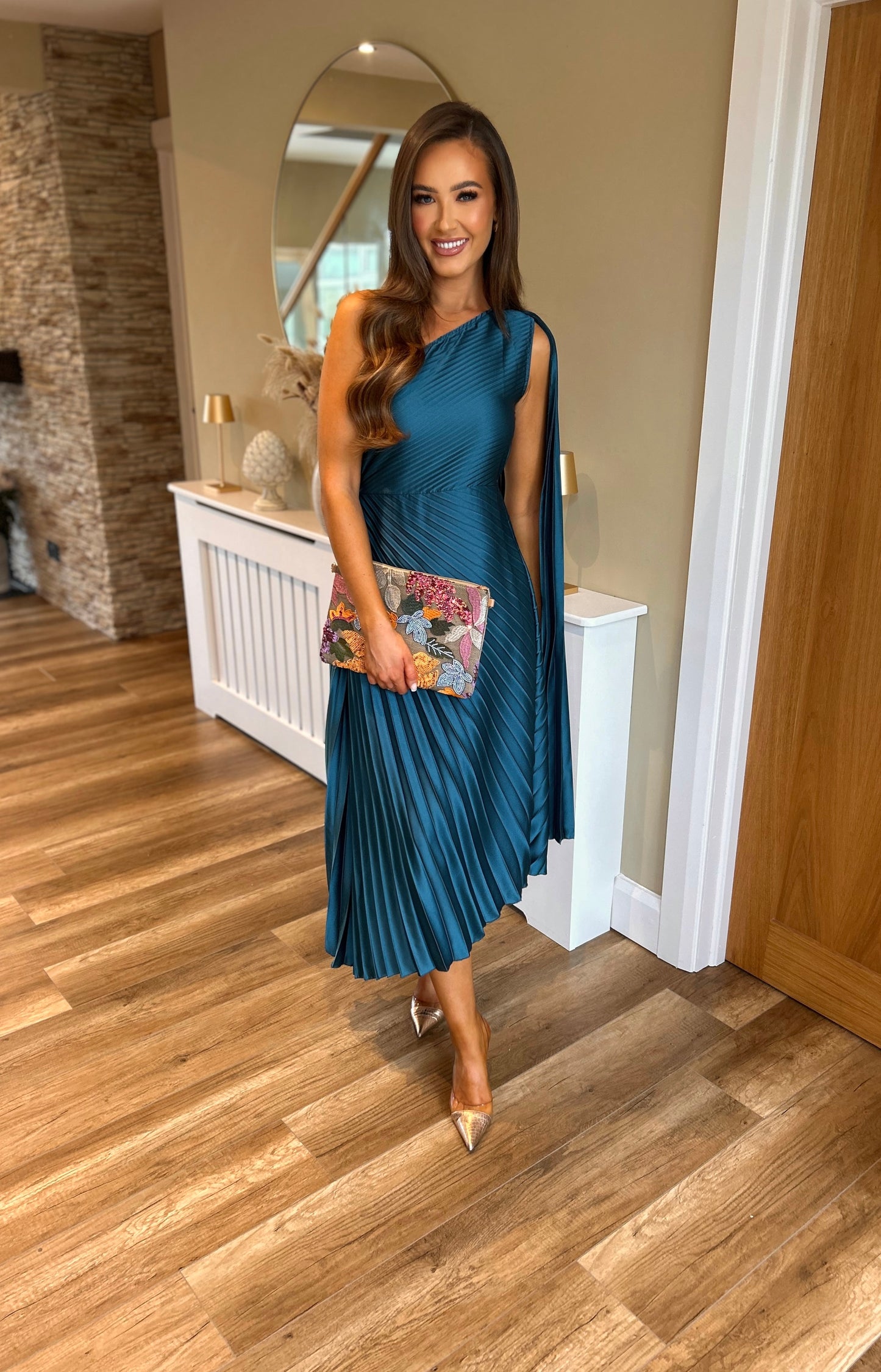 Farrah Dress Teal