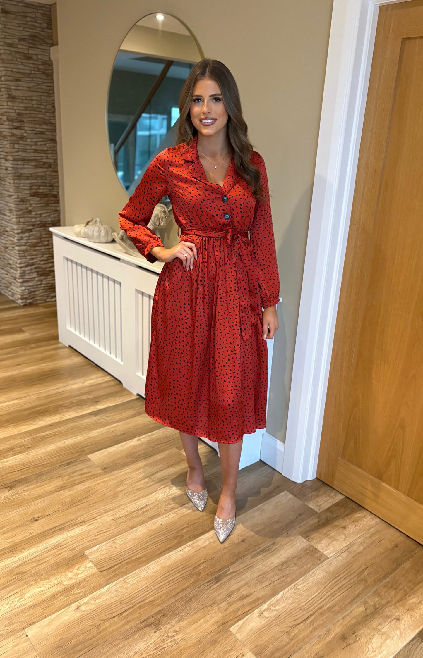 Makayla Dress Orange