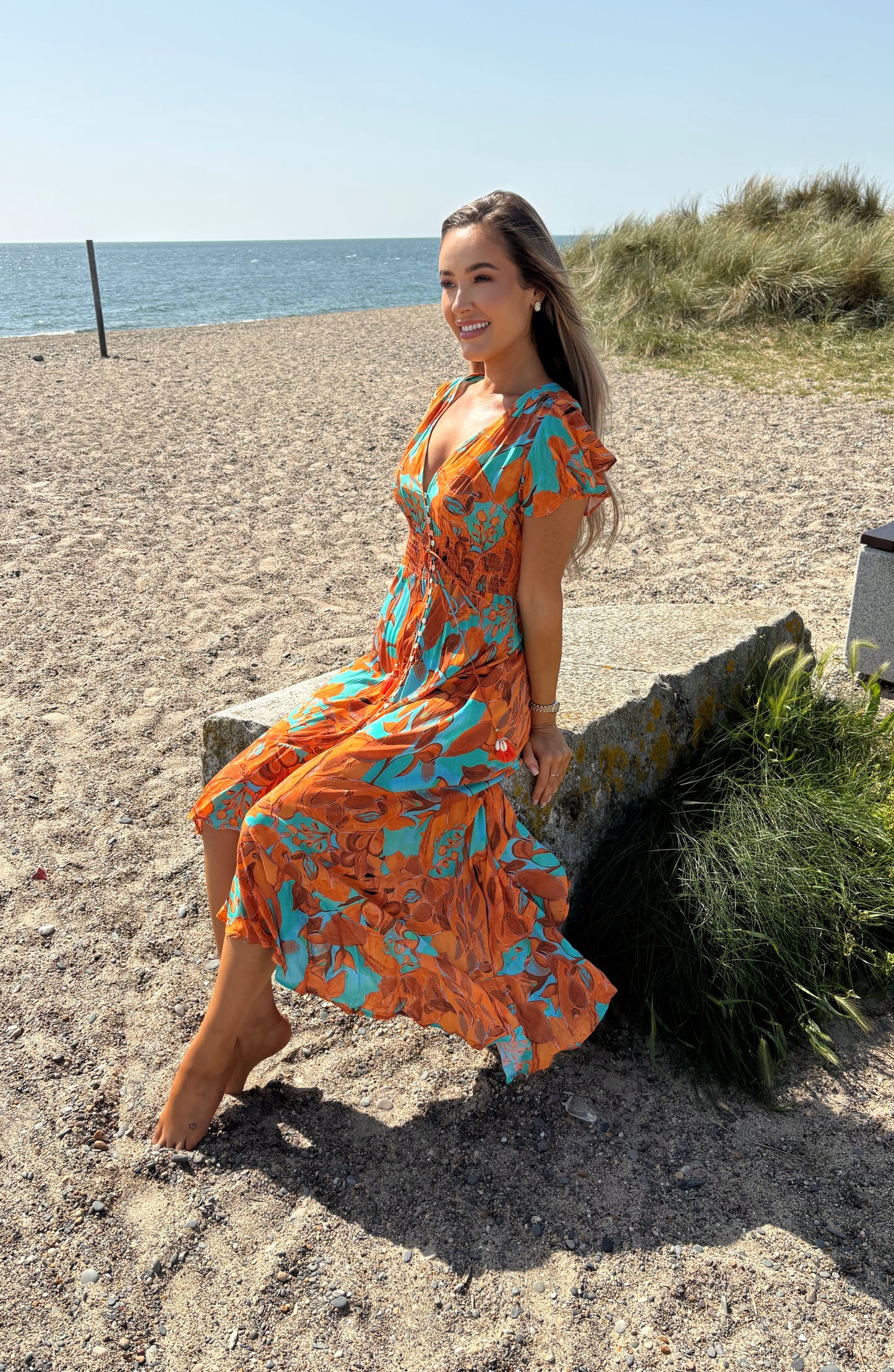 Roxina Dress Orange