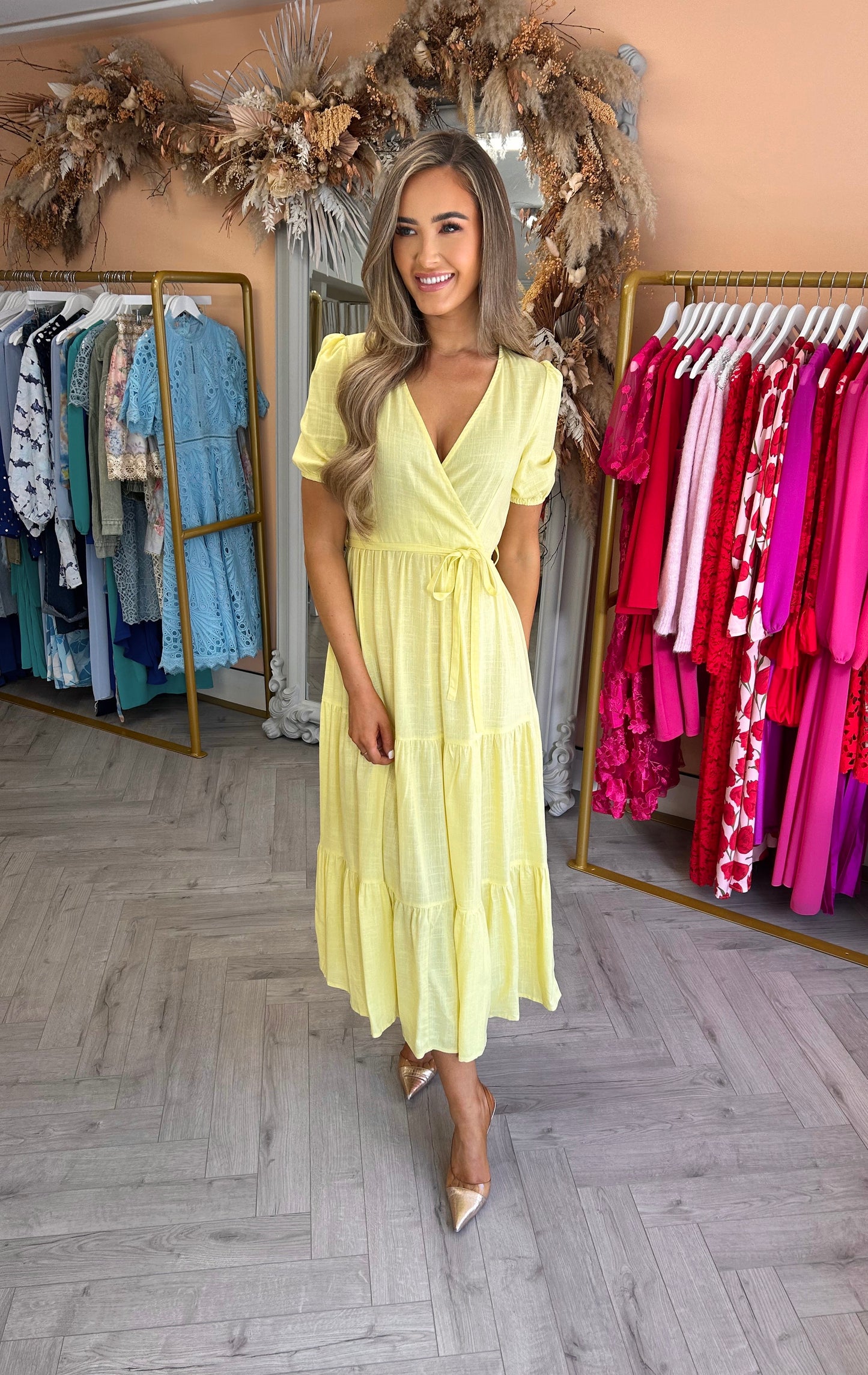 Valentina Dress Yellow