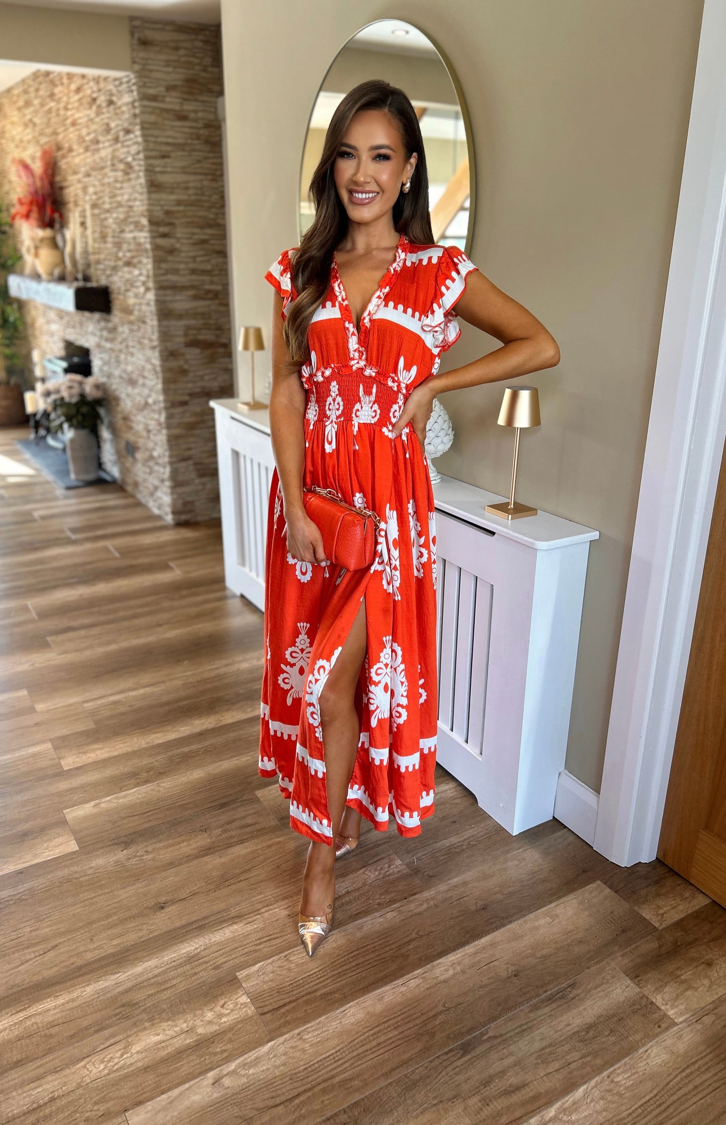 Vela Dress Orange