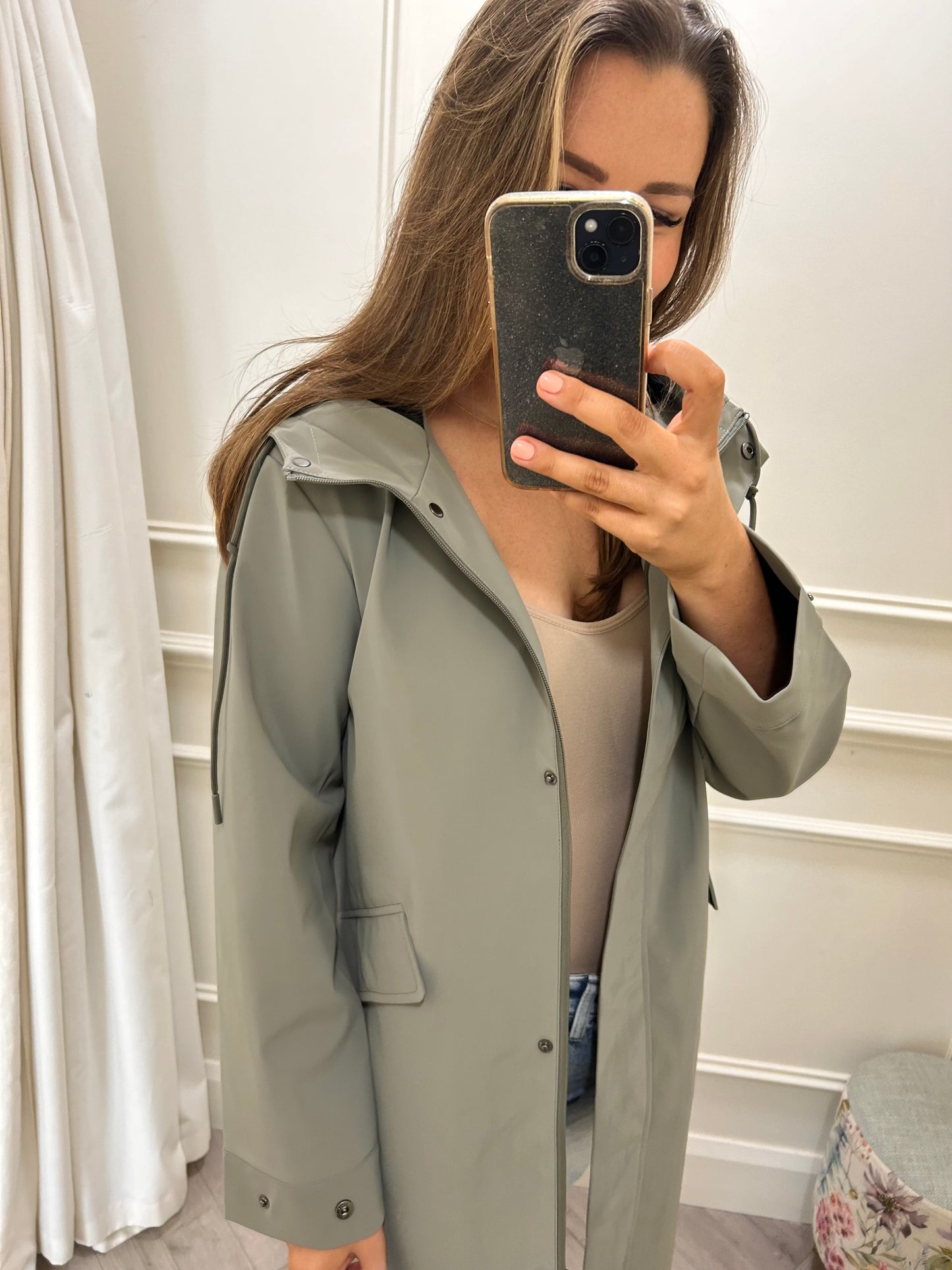 Callie Raincoat Khaki