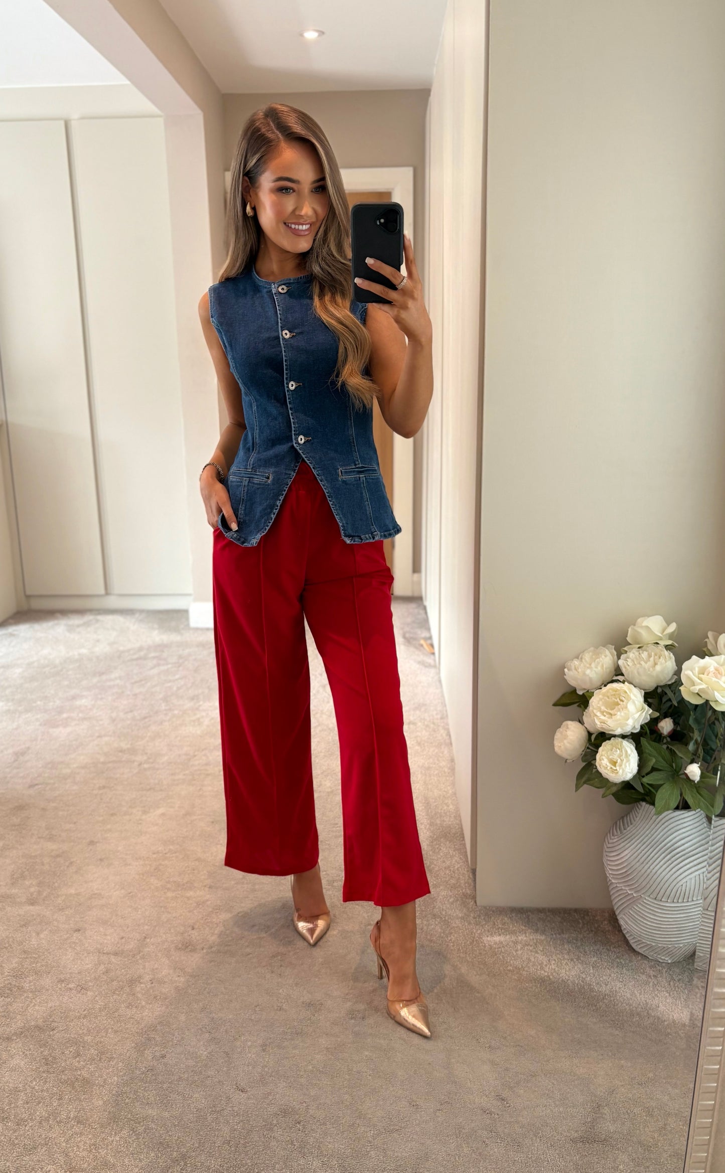Dani Trouser Red