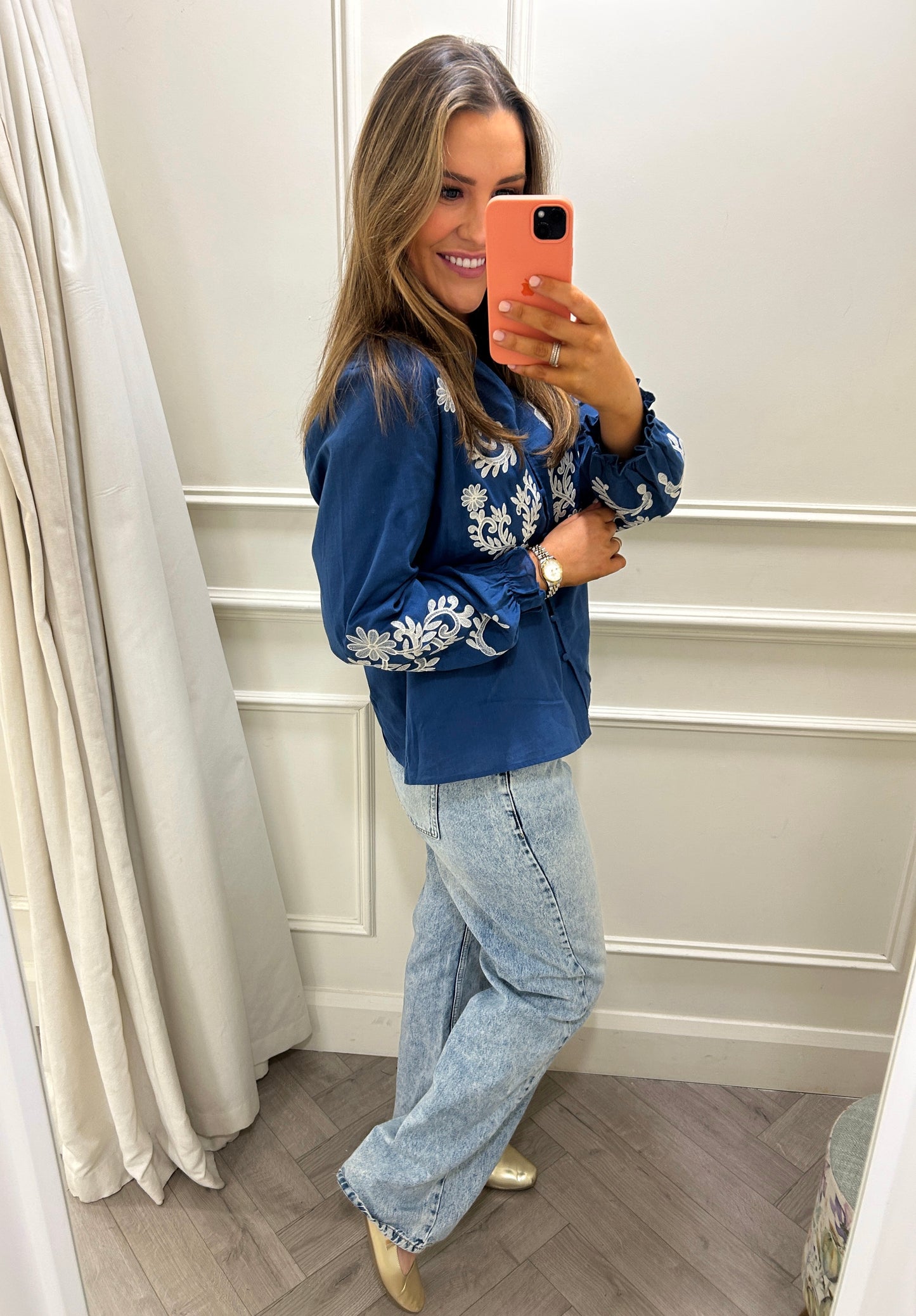 Lyra Top Navy