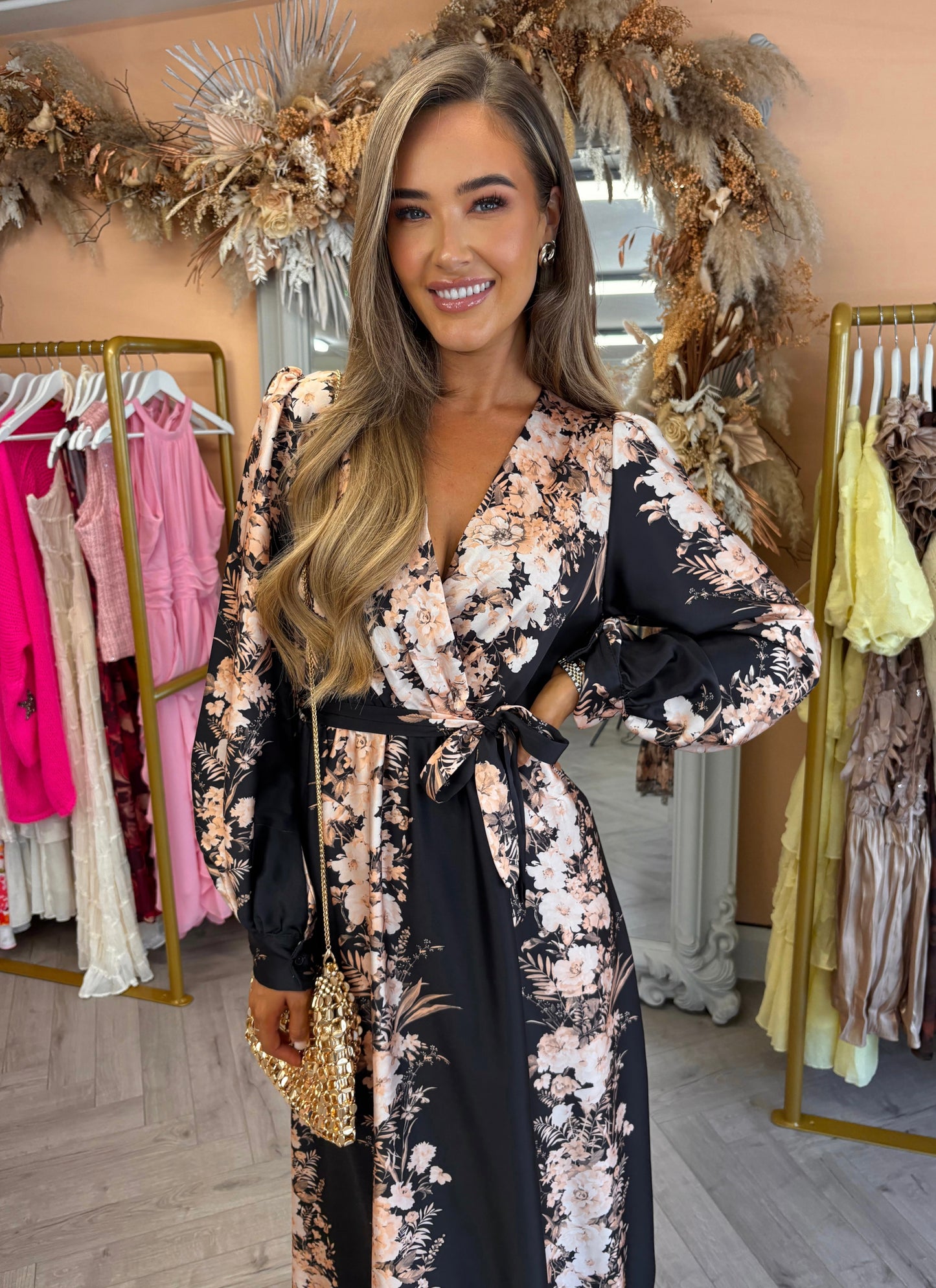 Bloom Dress Black