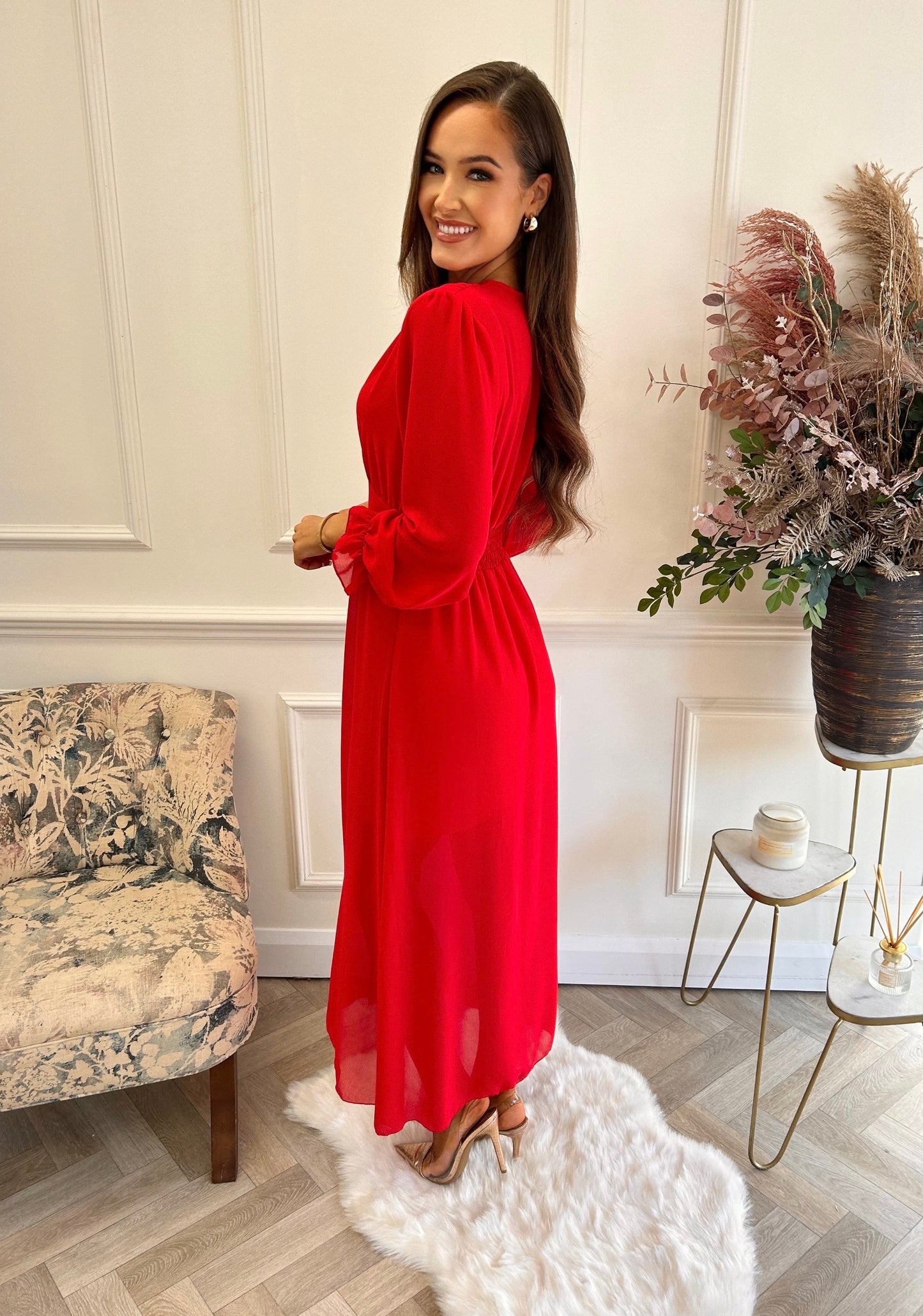 Sienna Dress Red