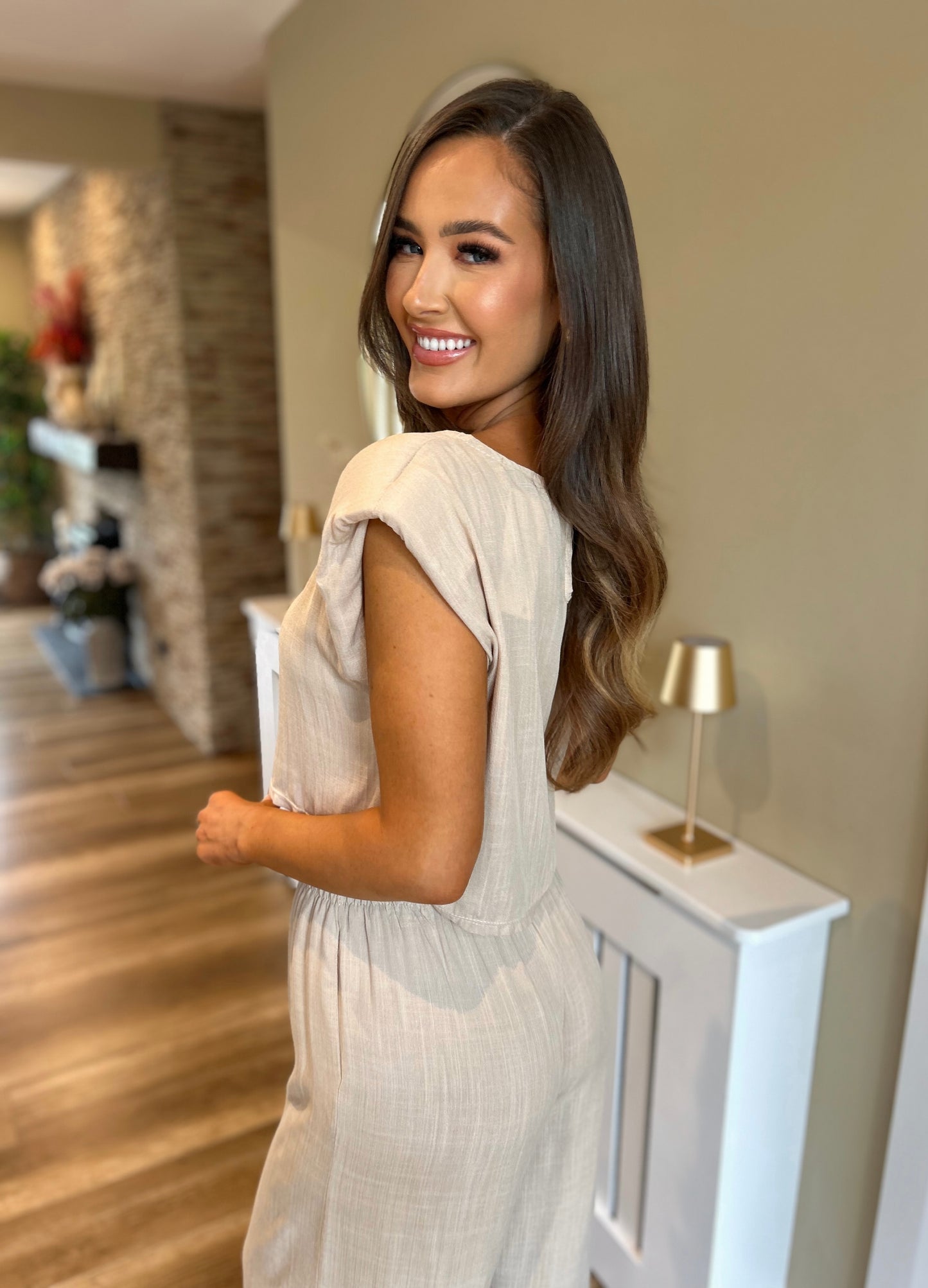 Emelia Two-Piece Beige