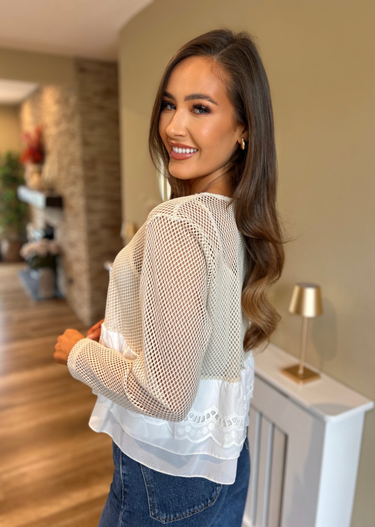 Baila Top Beige