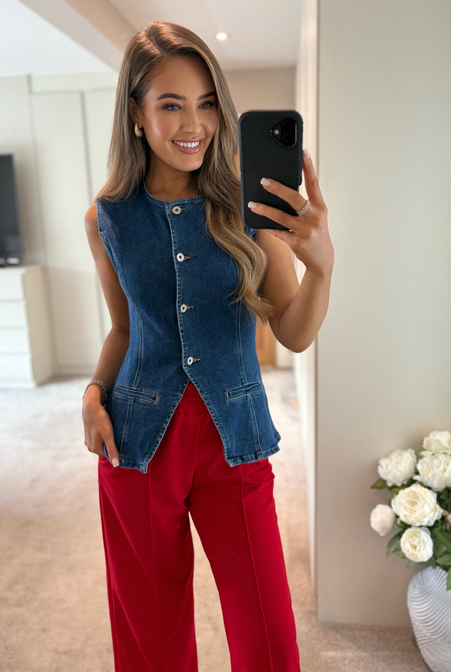Dani Trouser Red