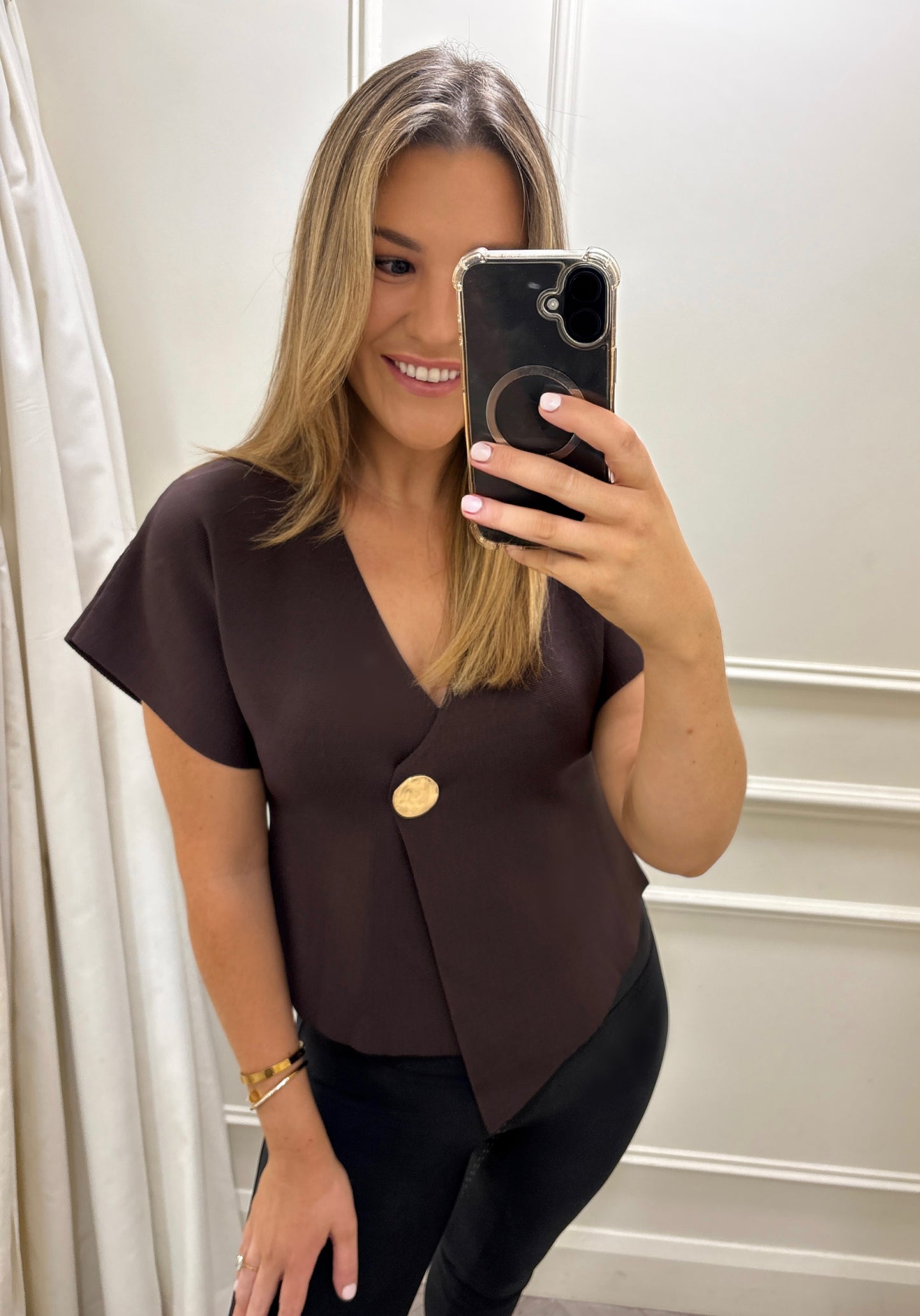 Tyra Top Brown