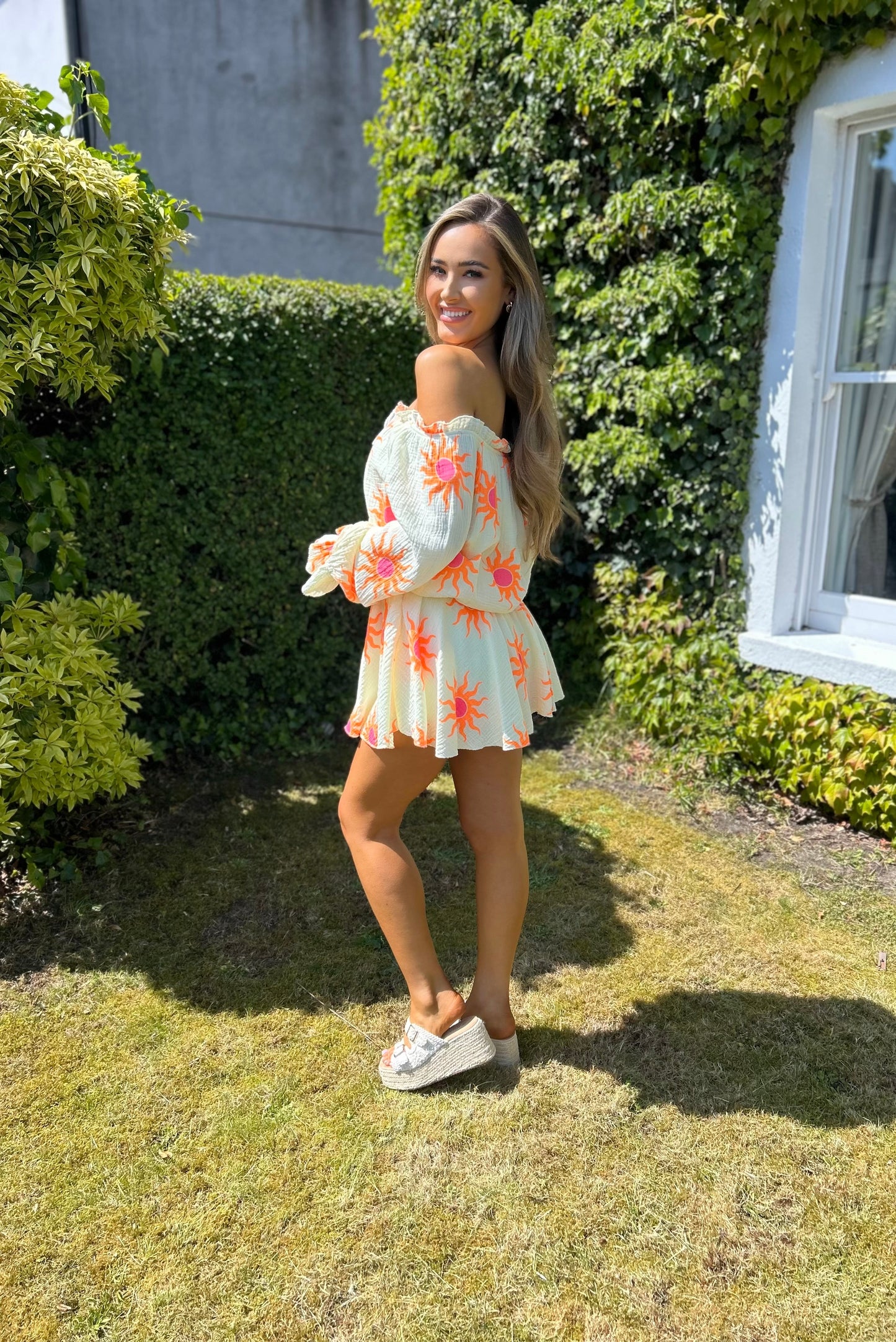 Valentina Playsuit Beige