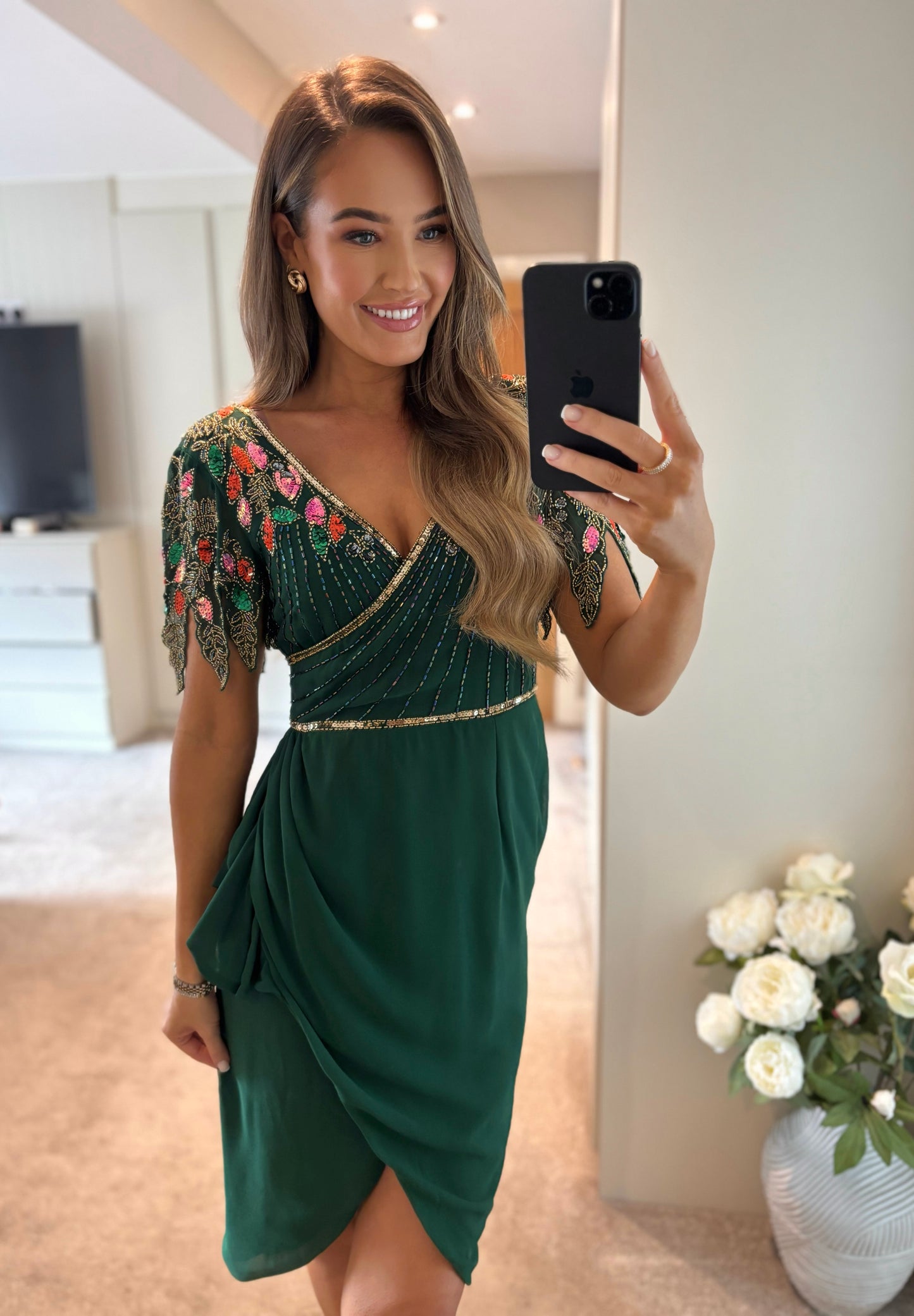 Gladia Dress Green