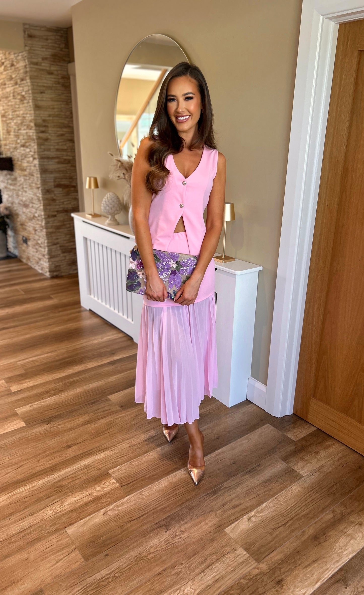 Celine Two Piece Pink