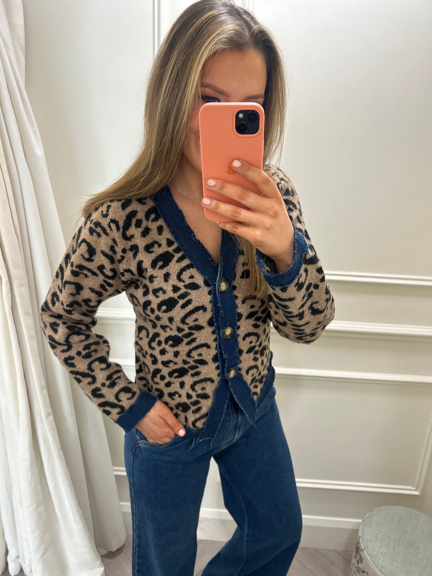 Cora Leopard Print Knit