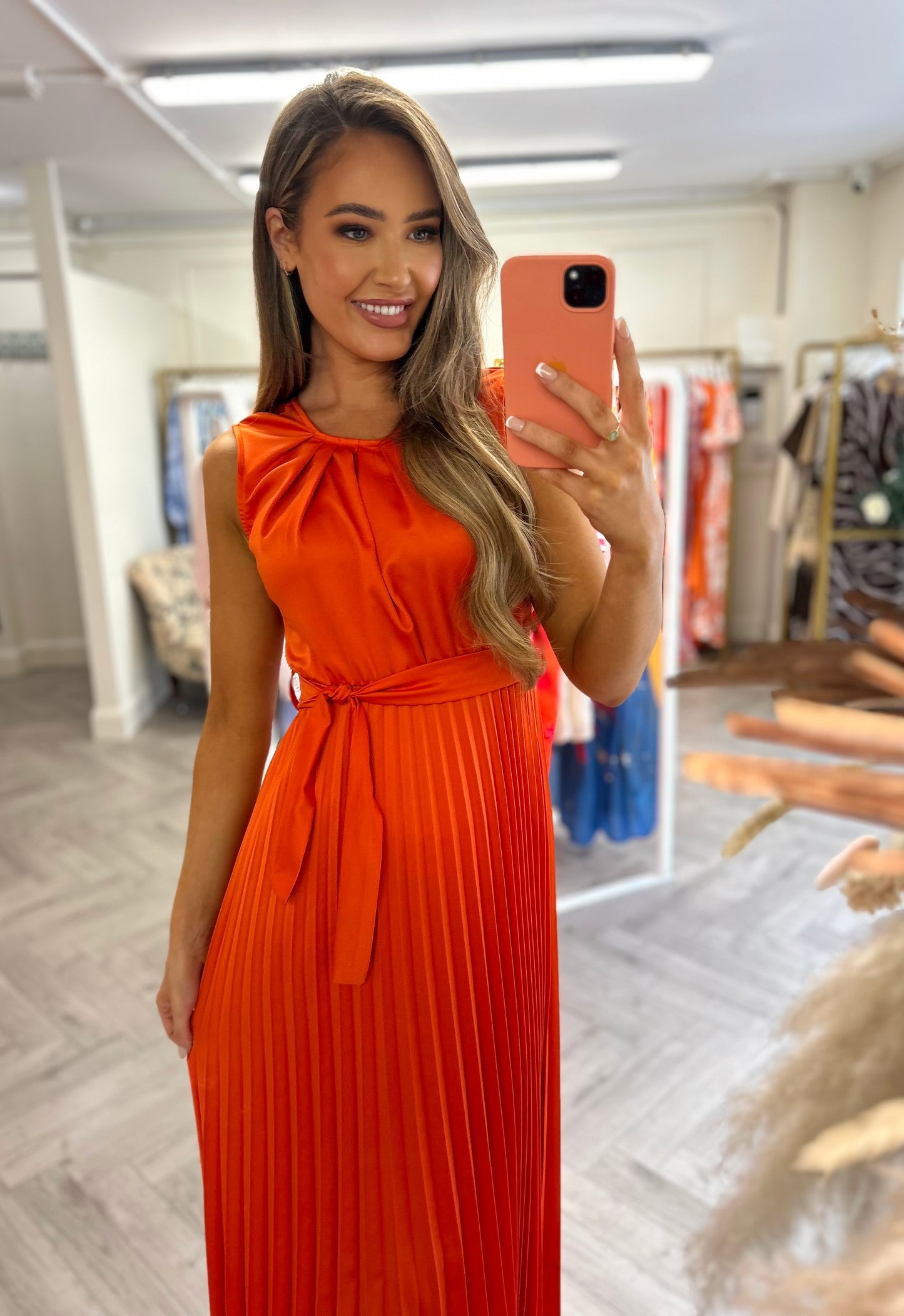 Alissa Dress Orange