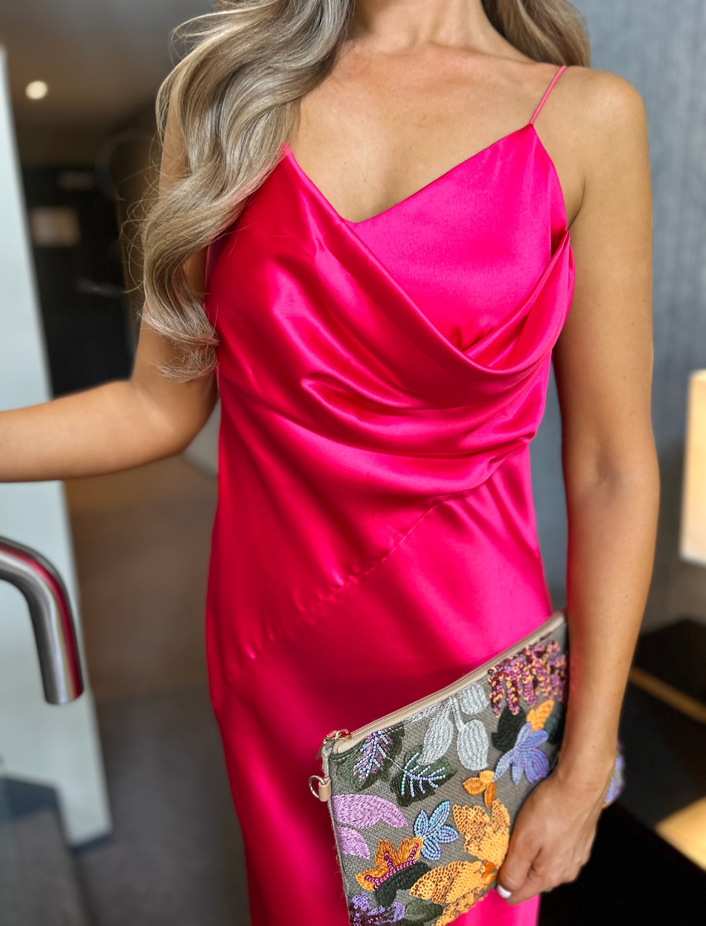 *PRE-ORDER*Alessandra Dress Fuchsia