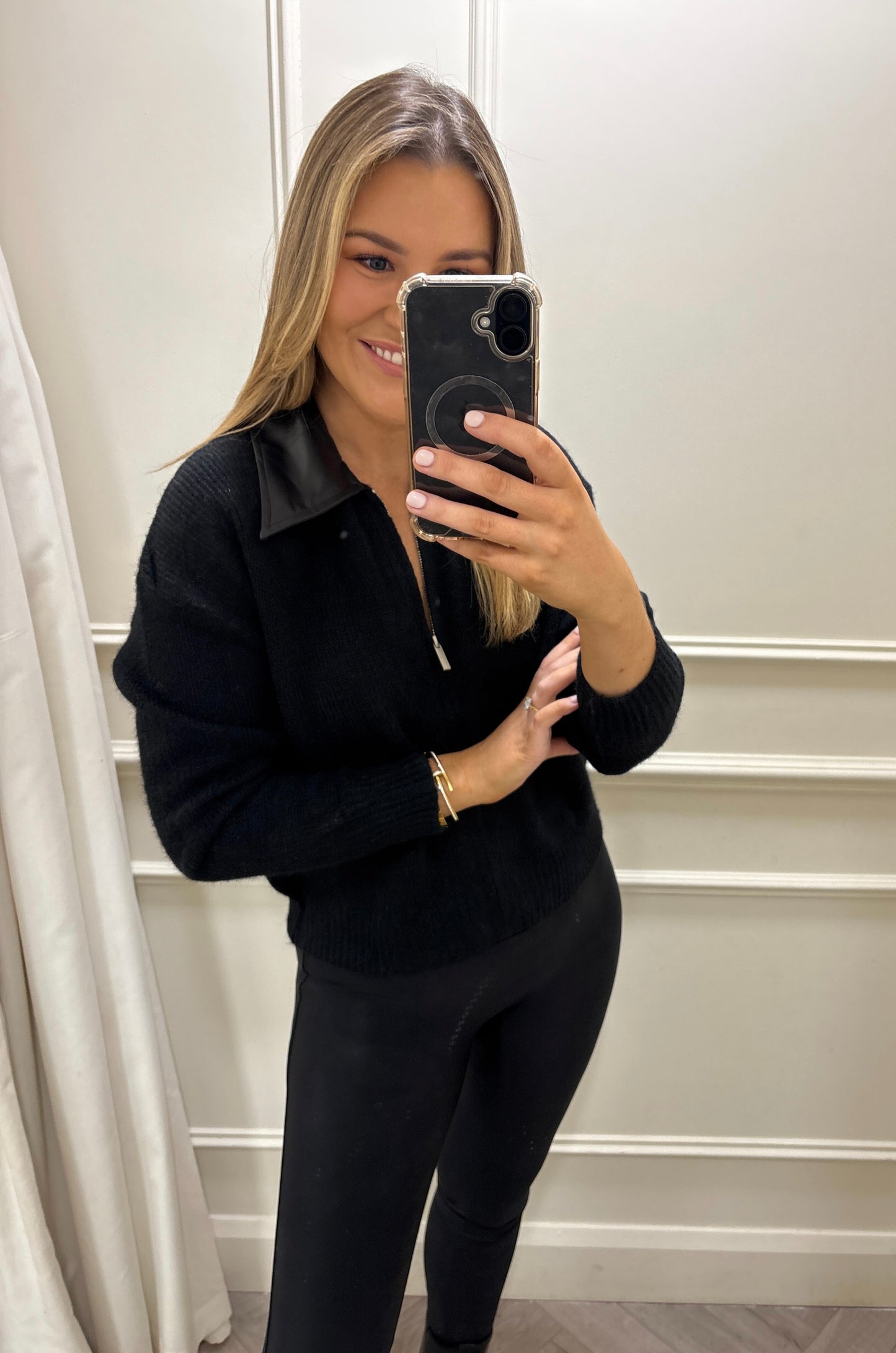 Lucie Knit Black