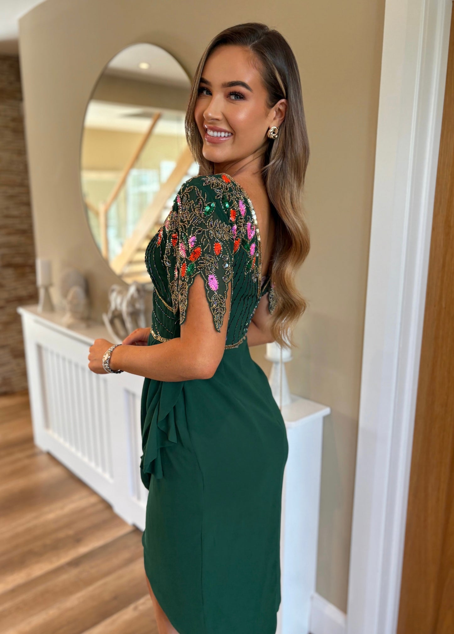 Gladia Dress Green