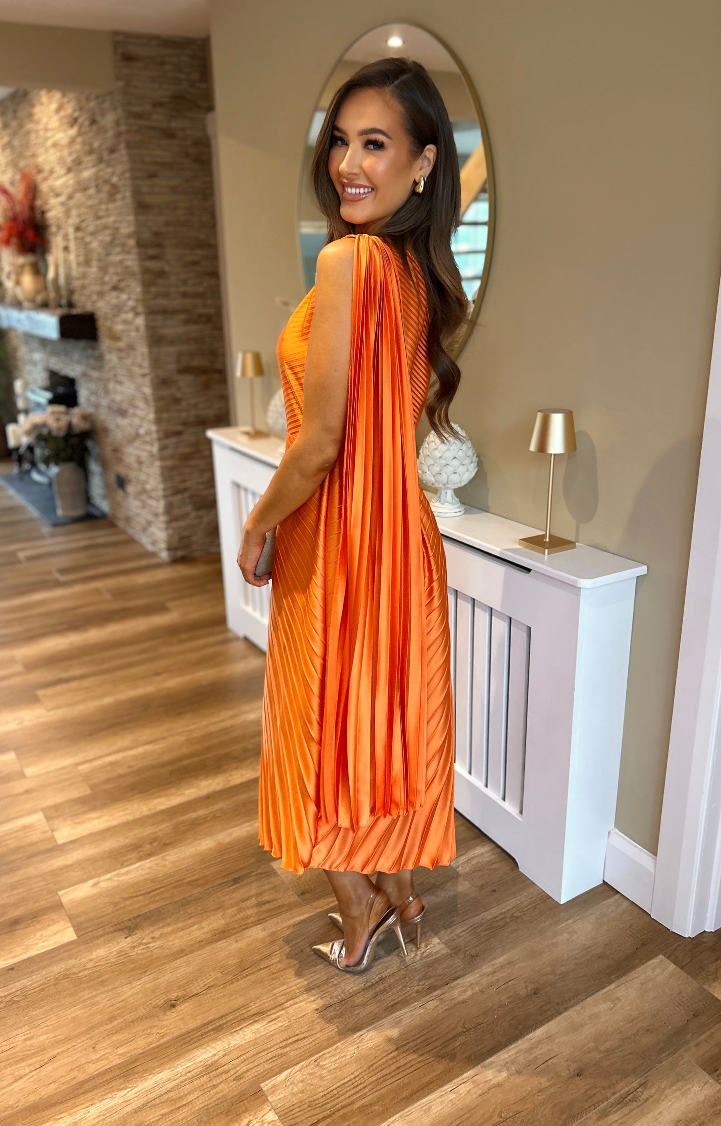 Farrah Dress Orange