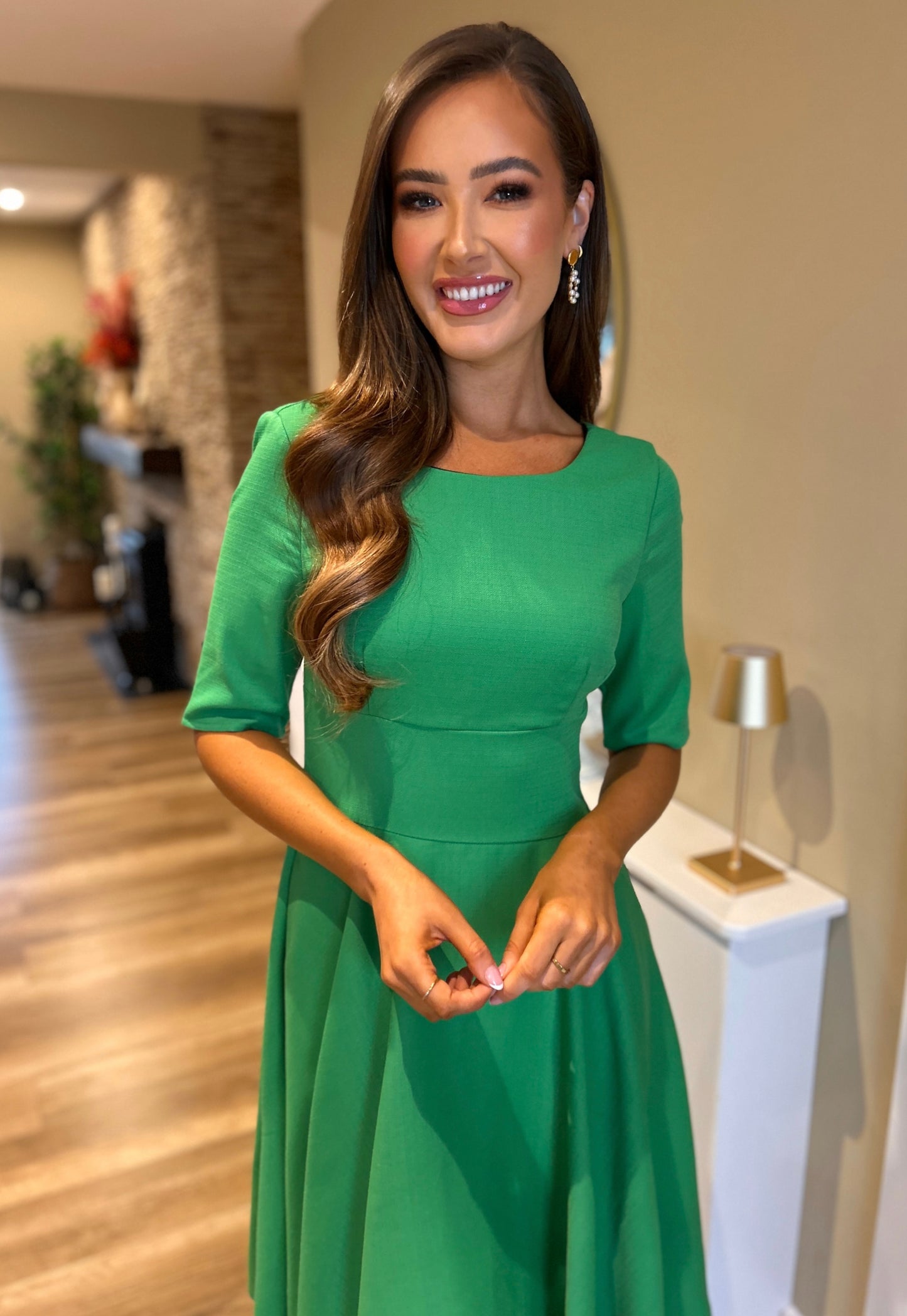 Jasmine Dress Green