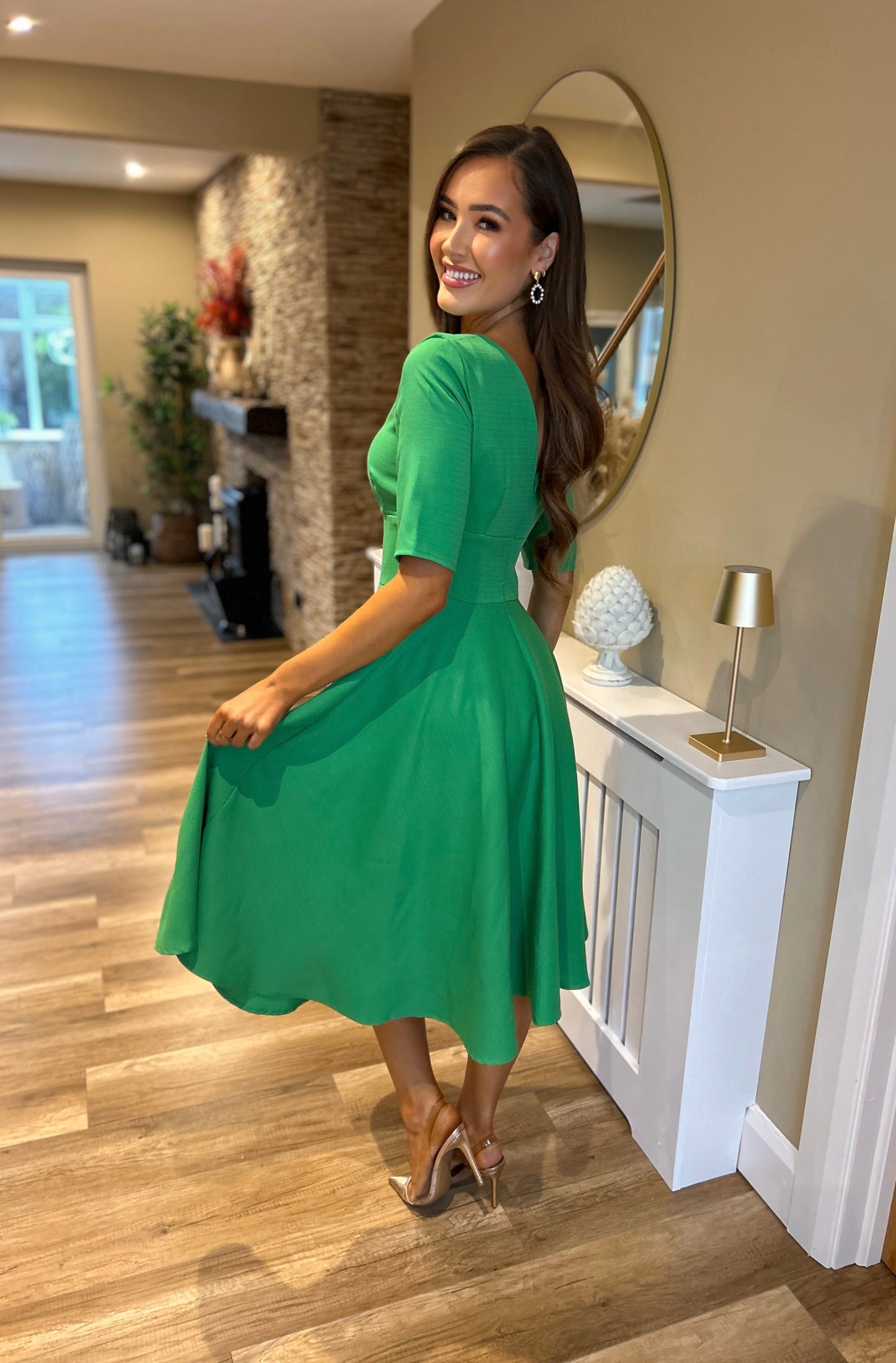 Jasmine Dress Green