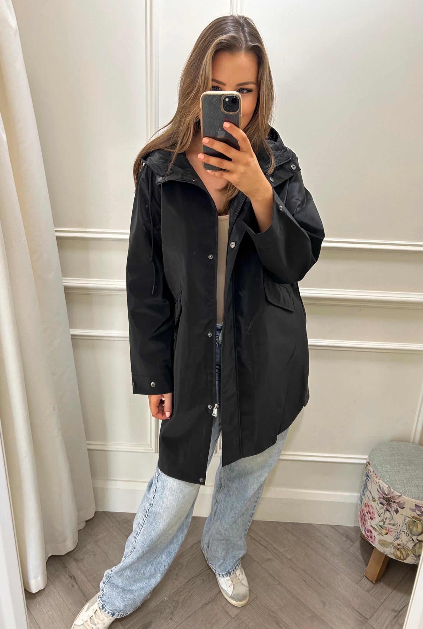 *PRE-ORDER*Callie Raincoat Black