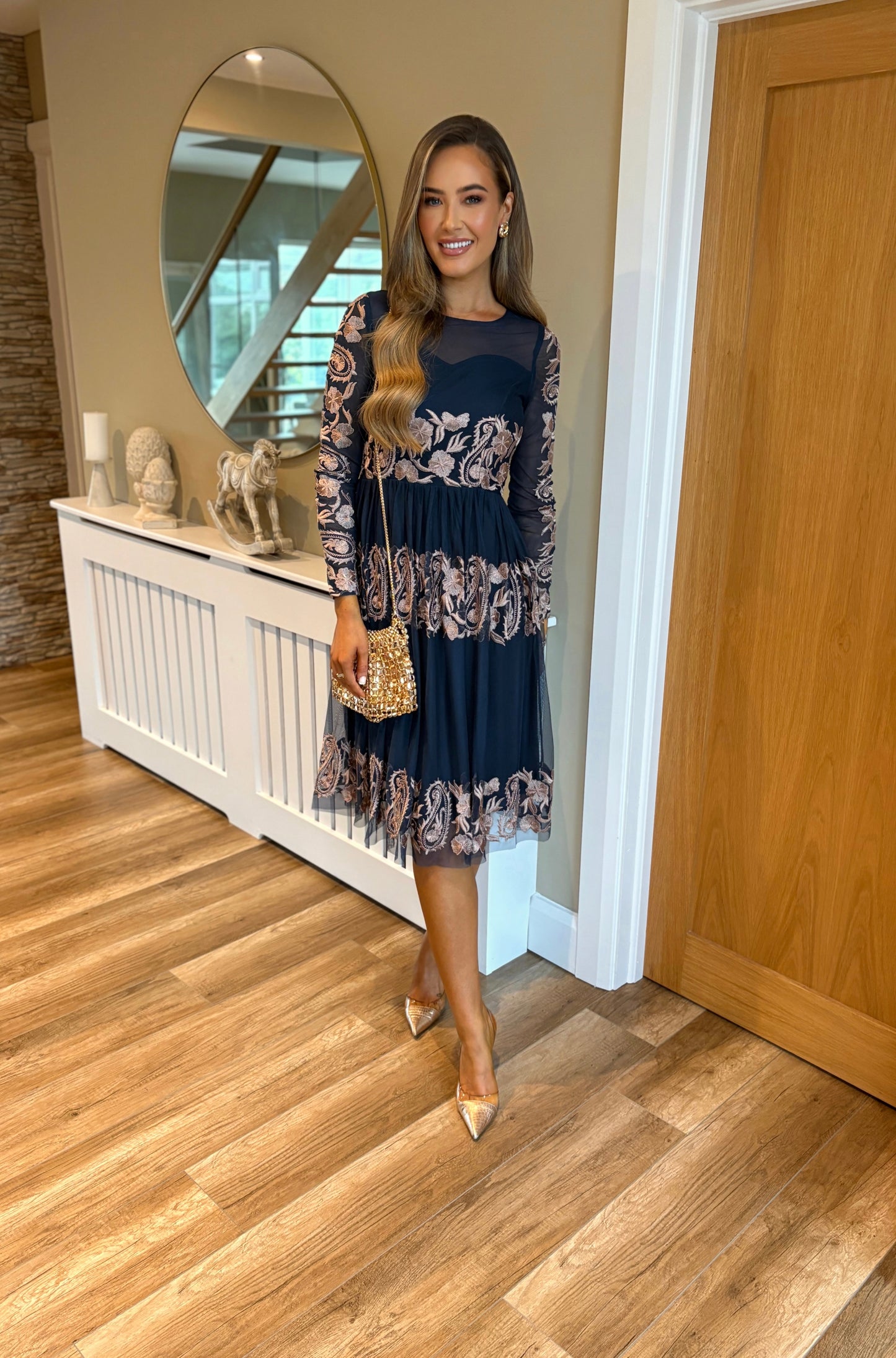 Daphne Dress Navy