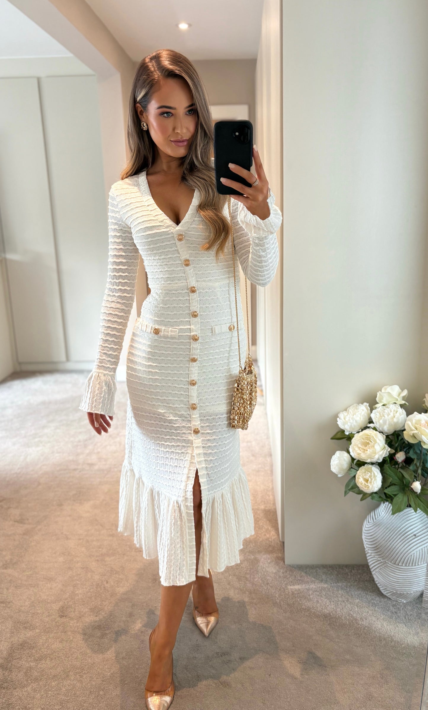 Shaya Dress Cream