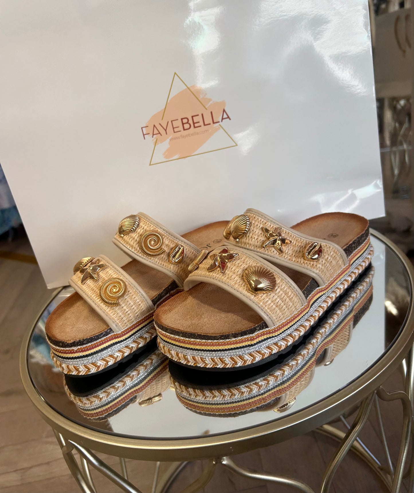 Shelly Platform Sandal