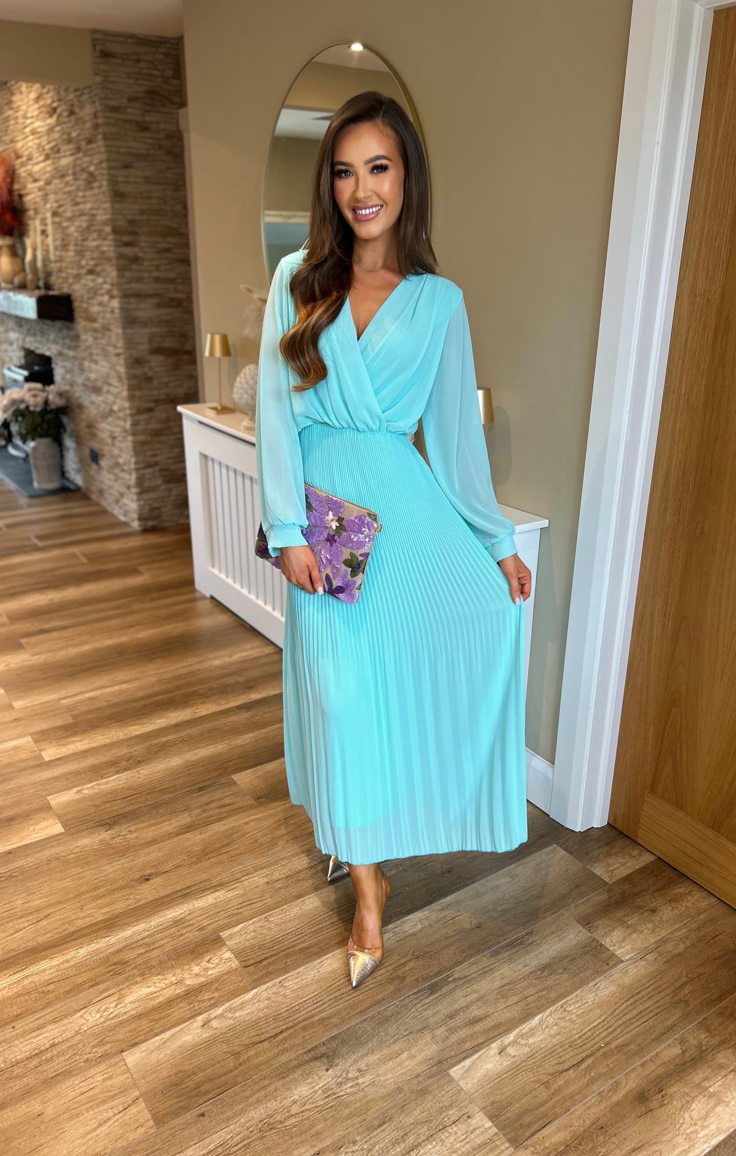 Sophia Dress Turquoise