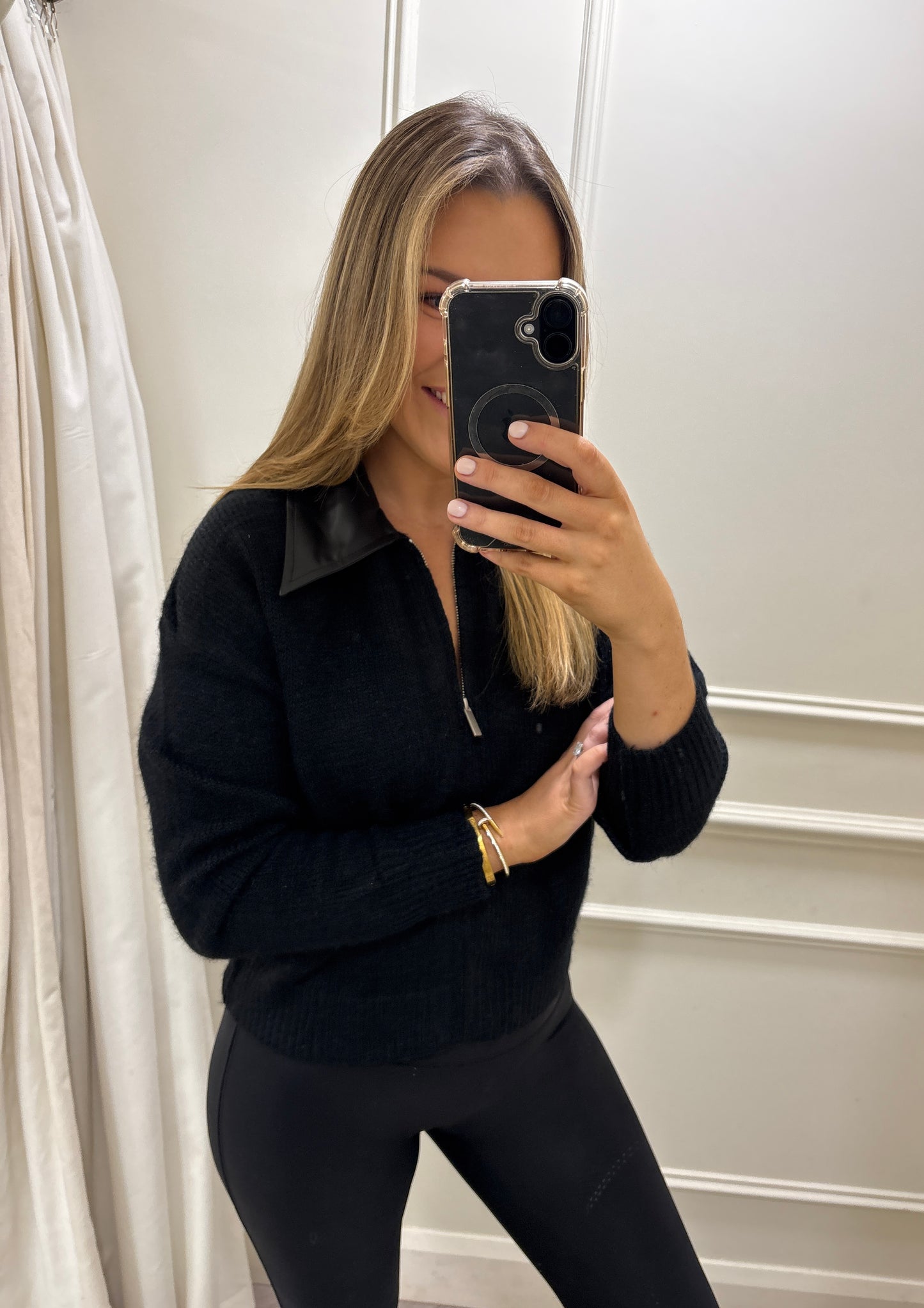 Lucie Knit Black