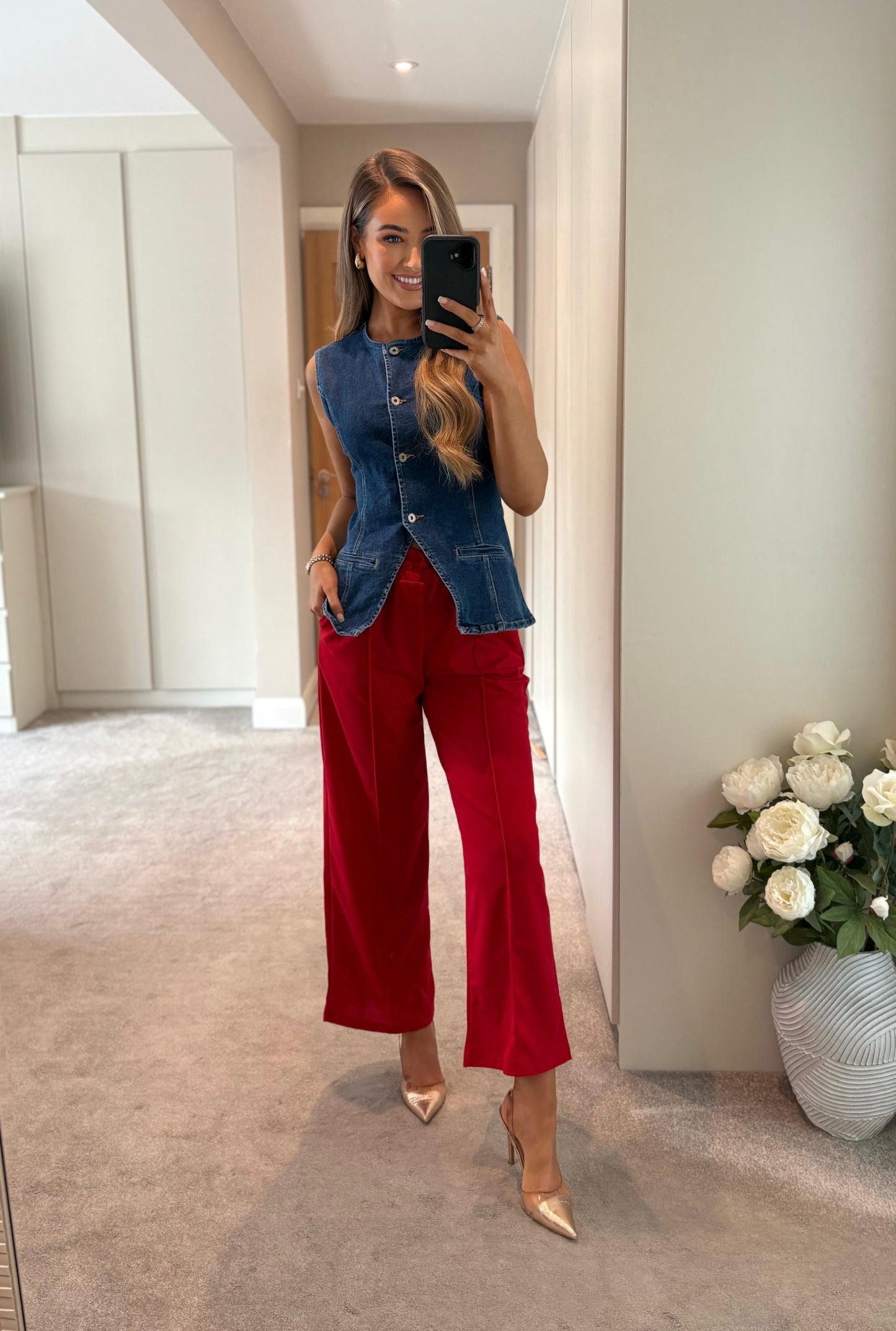 Aura Denim Waistcoat