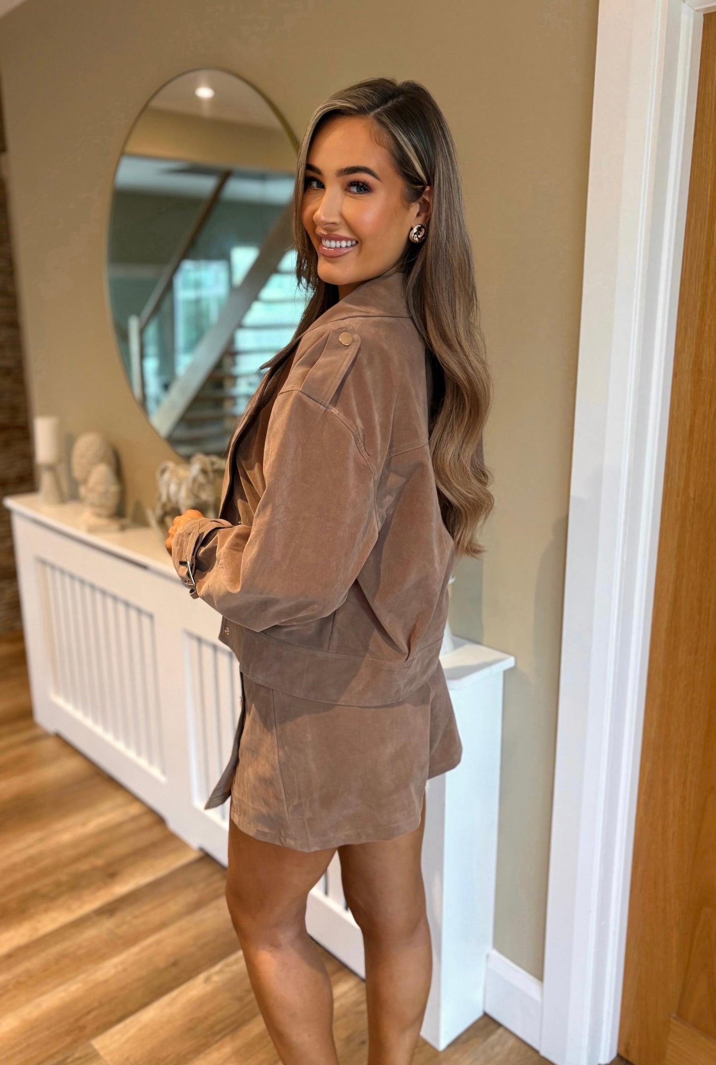 Quinn Skort Beige