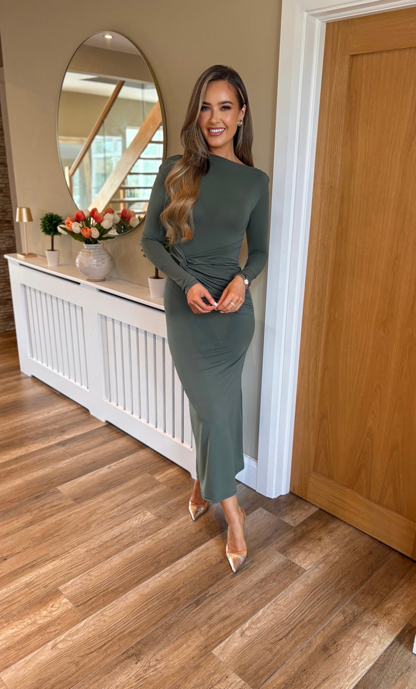 Adira Dress Khaki