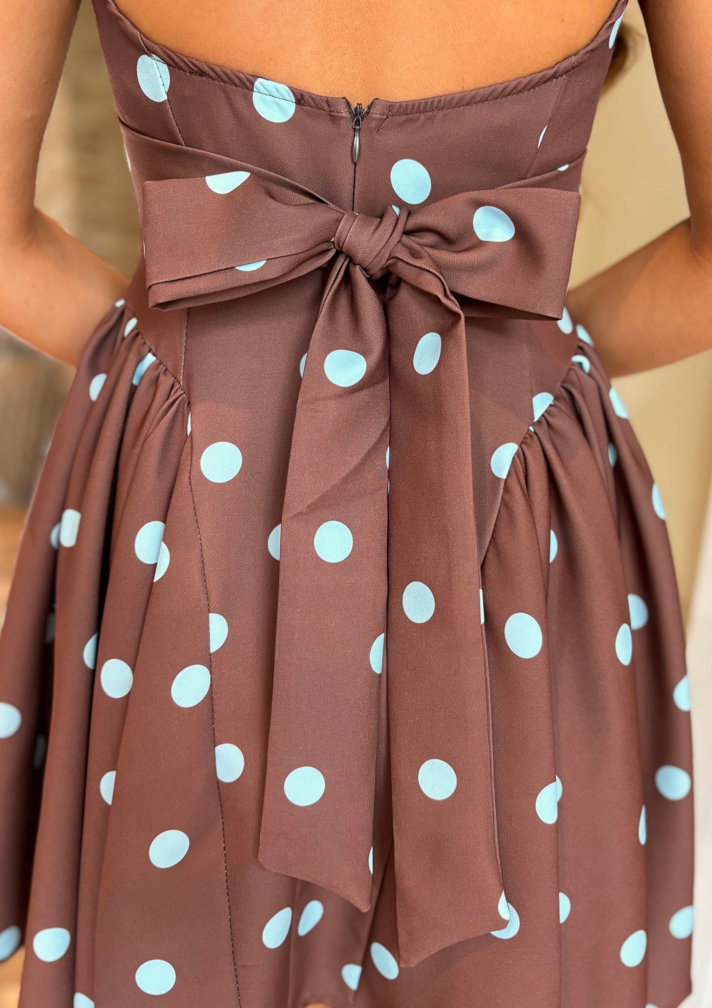 Naomi Polka Dot Dress