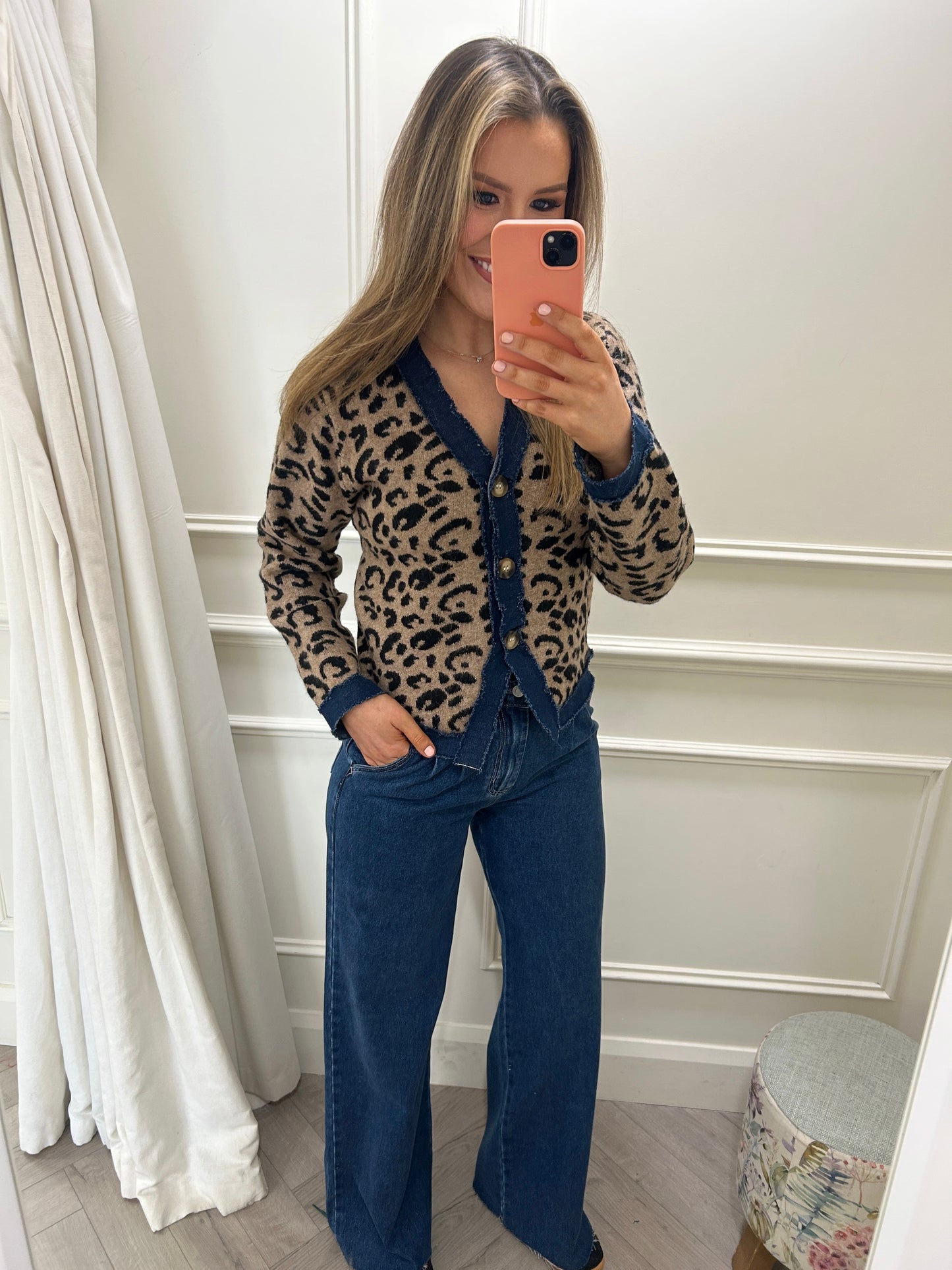 Cora Leopard Print Knit