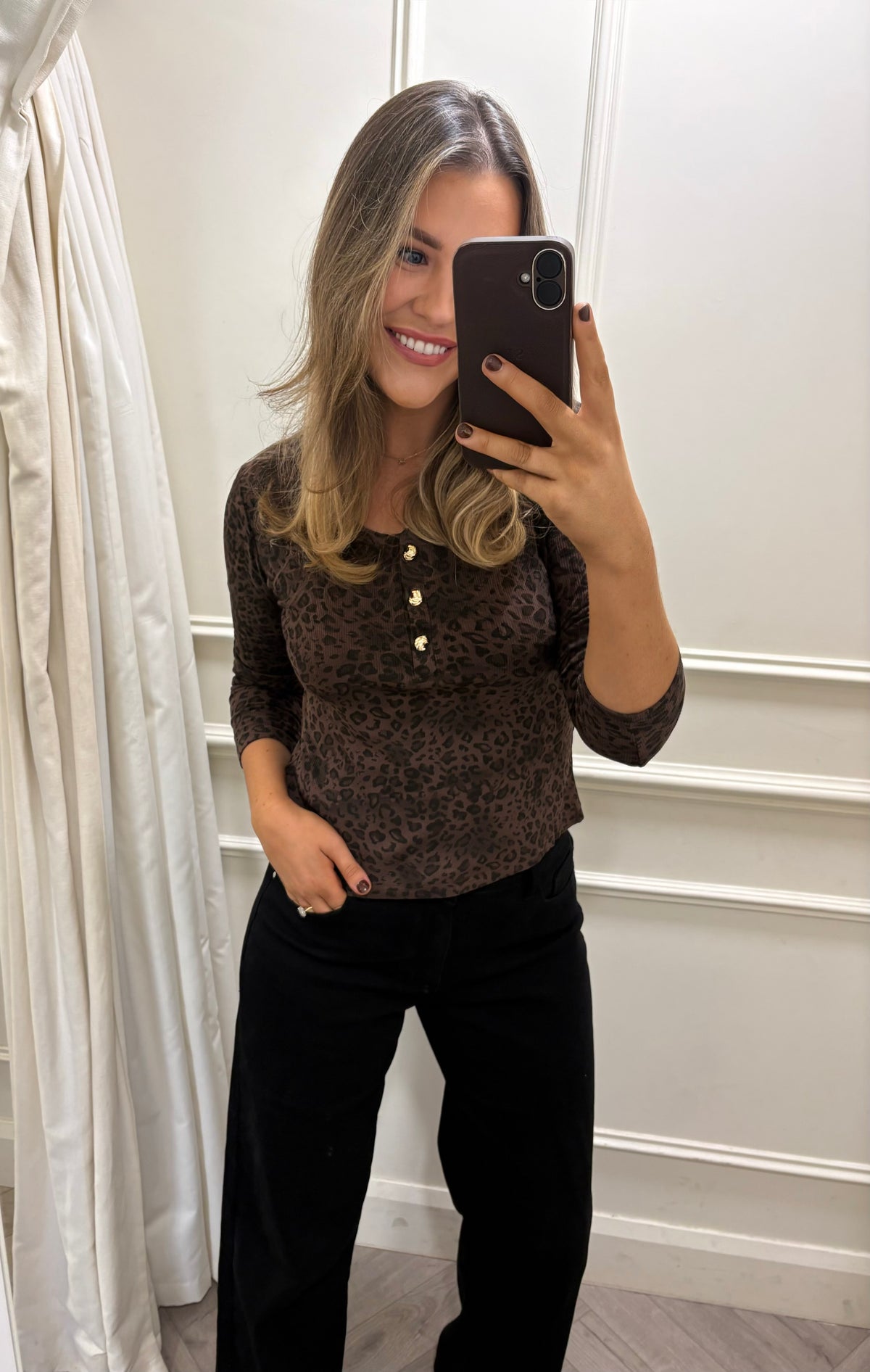 Maeve Leopard Print Knit