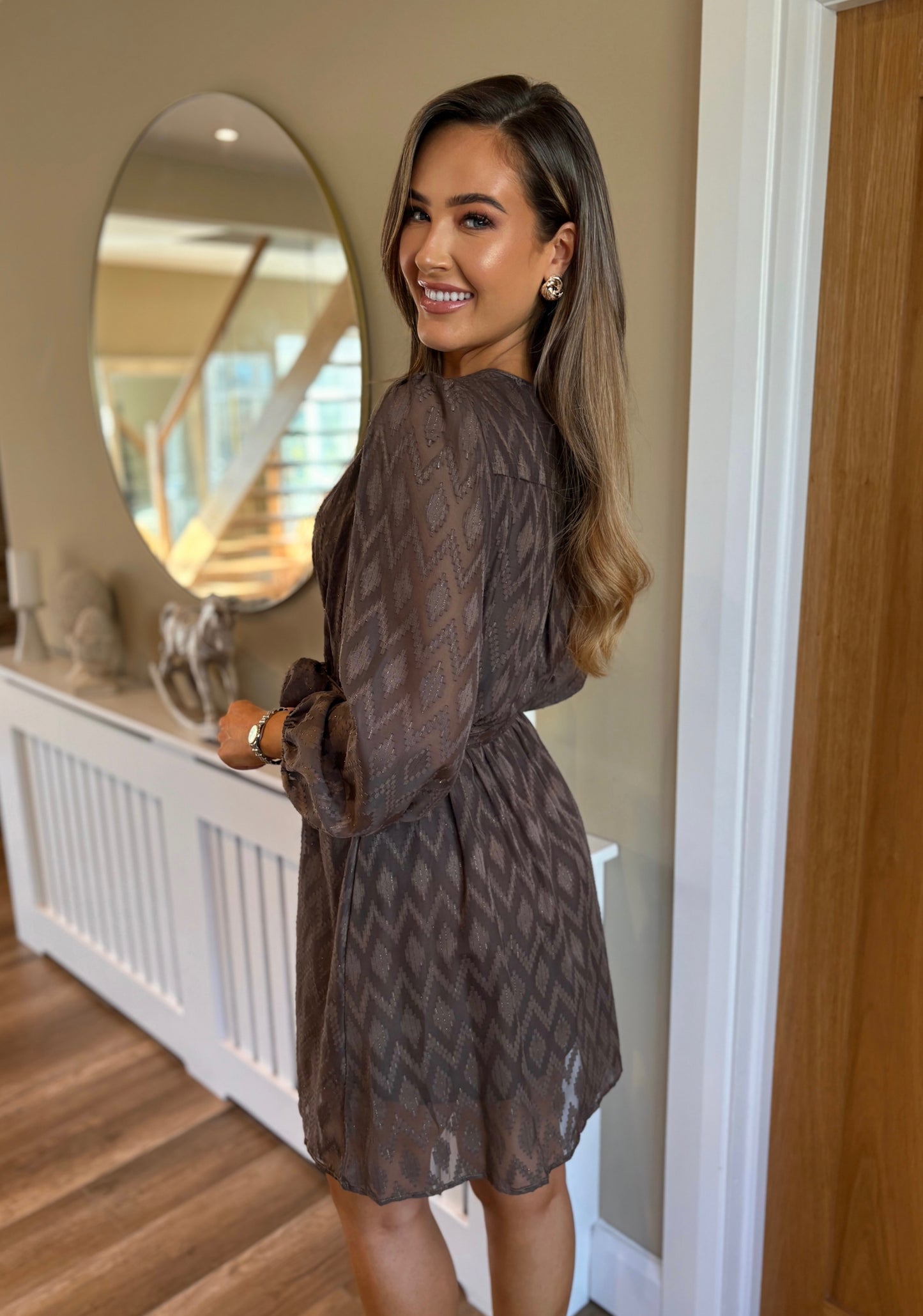 Mabel Dress Brown