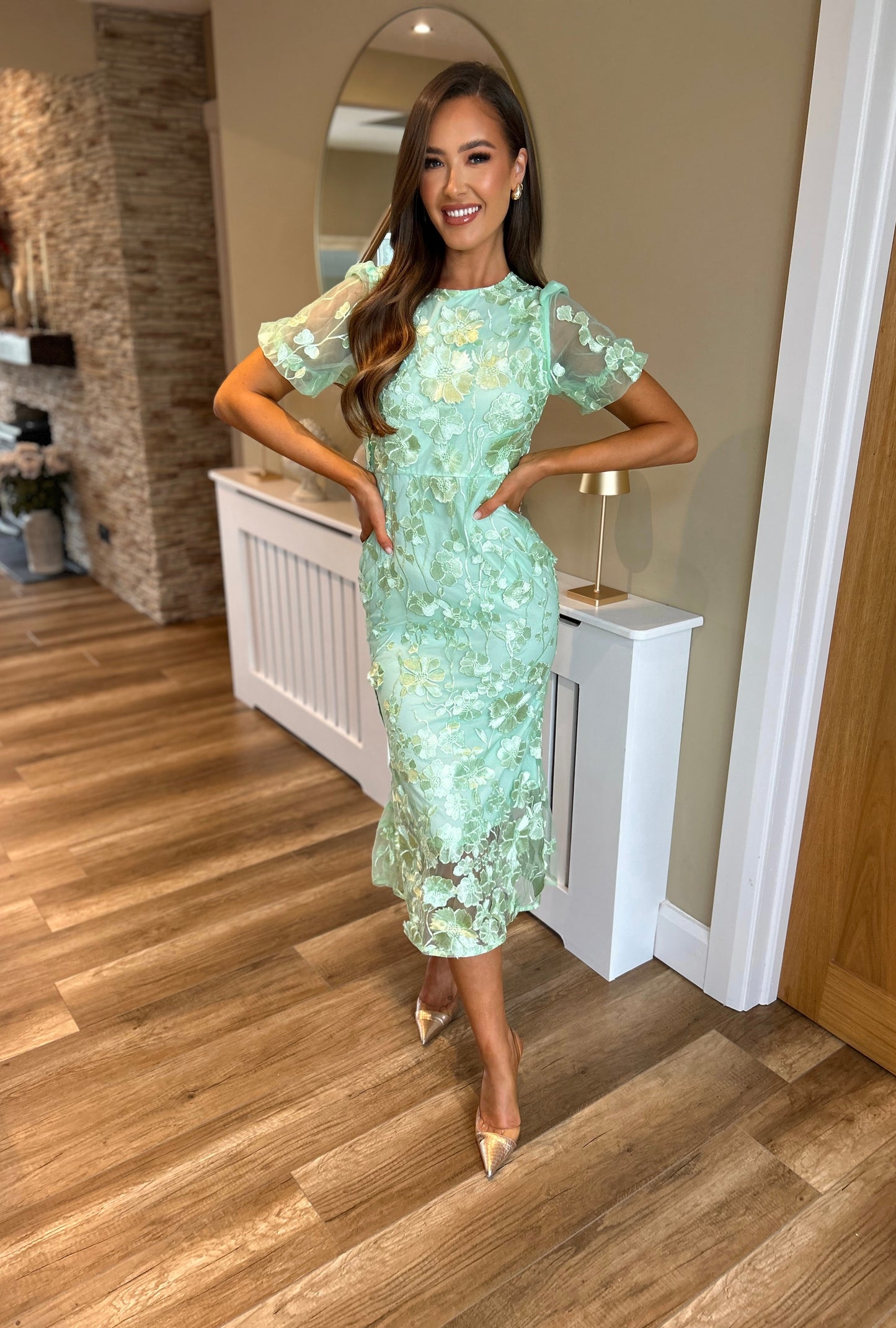Florence Dress Green