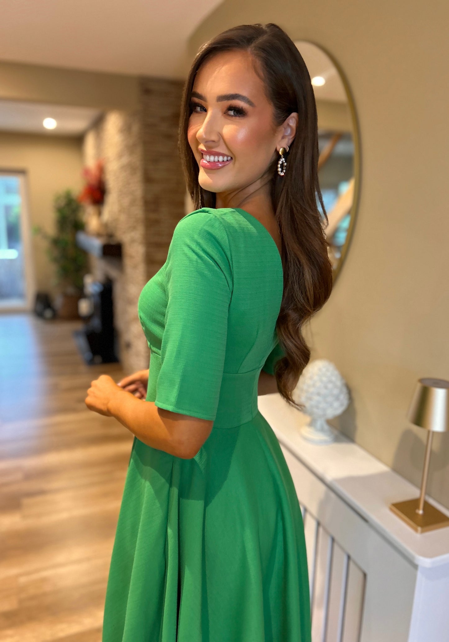 Jasmine Dress Green