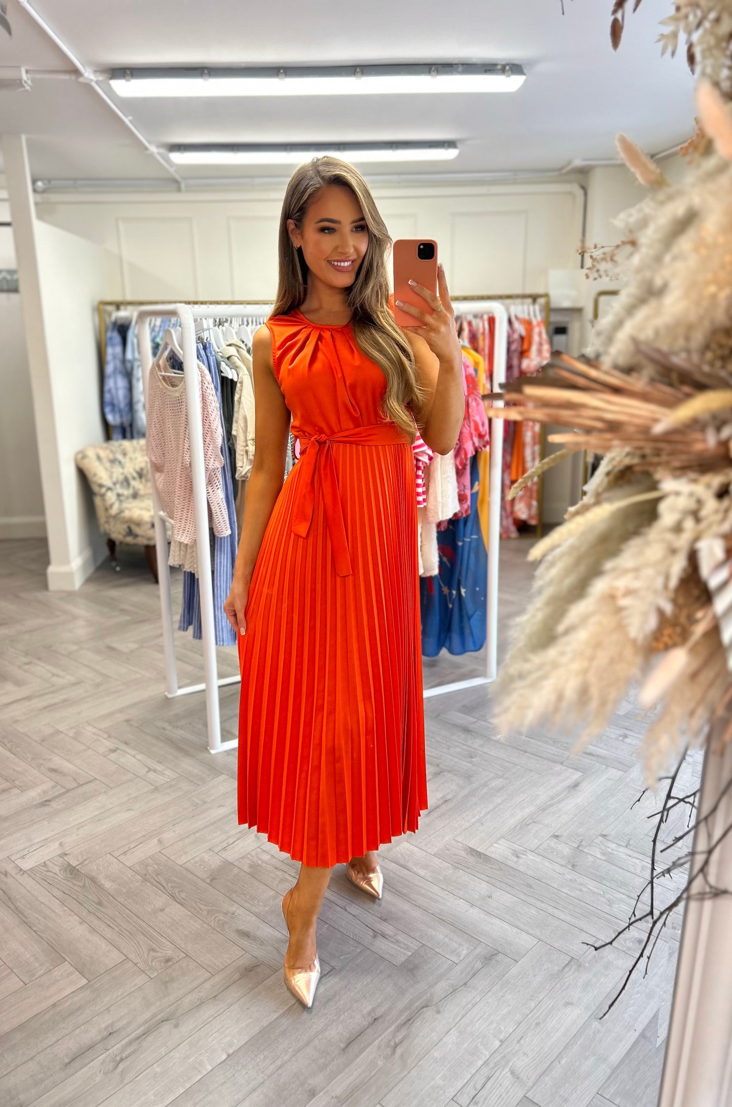 Alissa Dress Orange