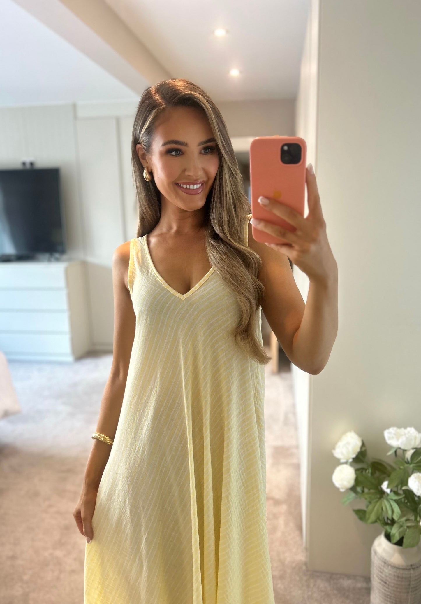 Trixie Dress Lemon