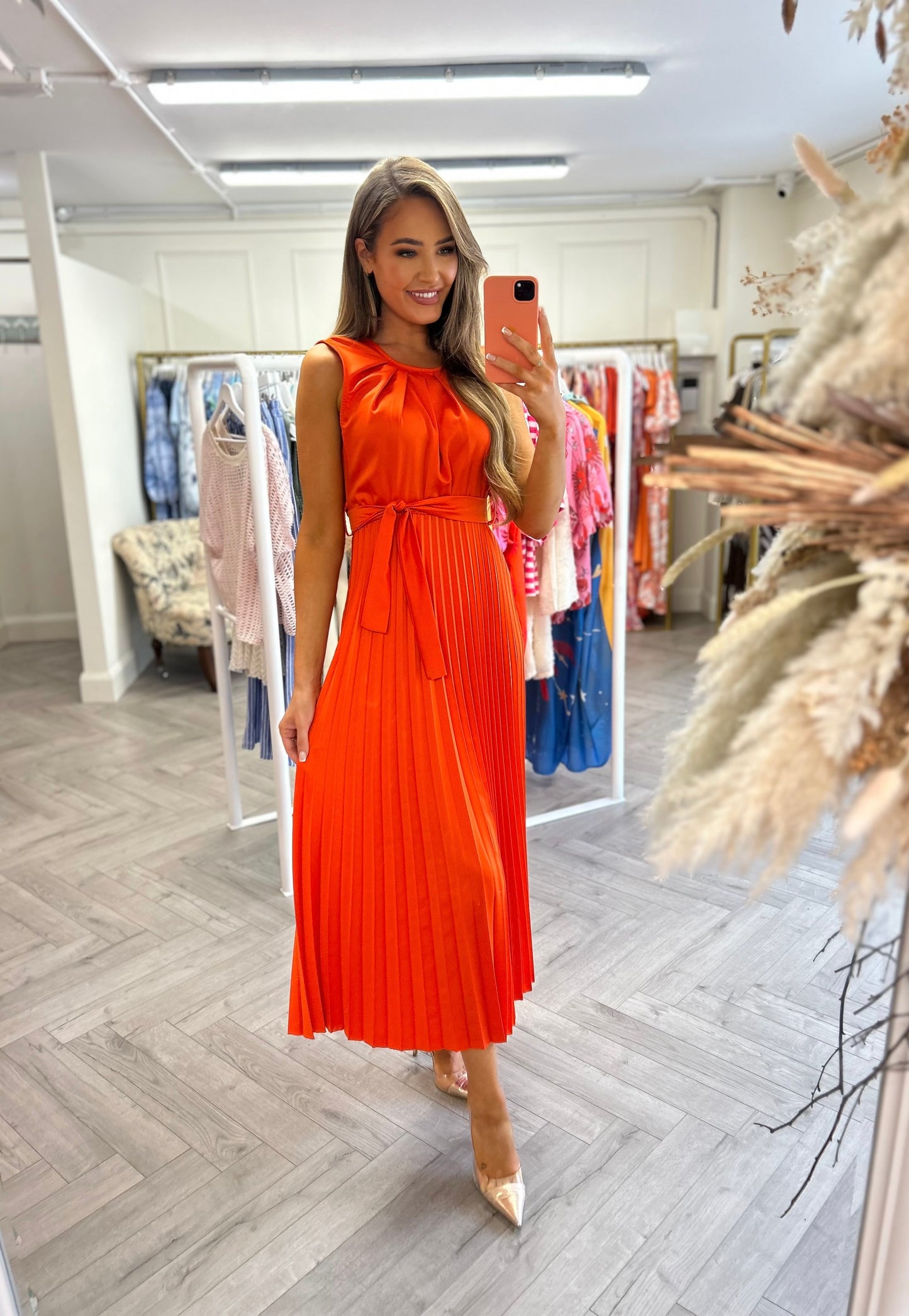 Alissa Dress Orange