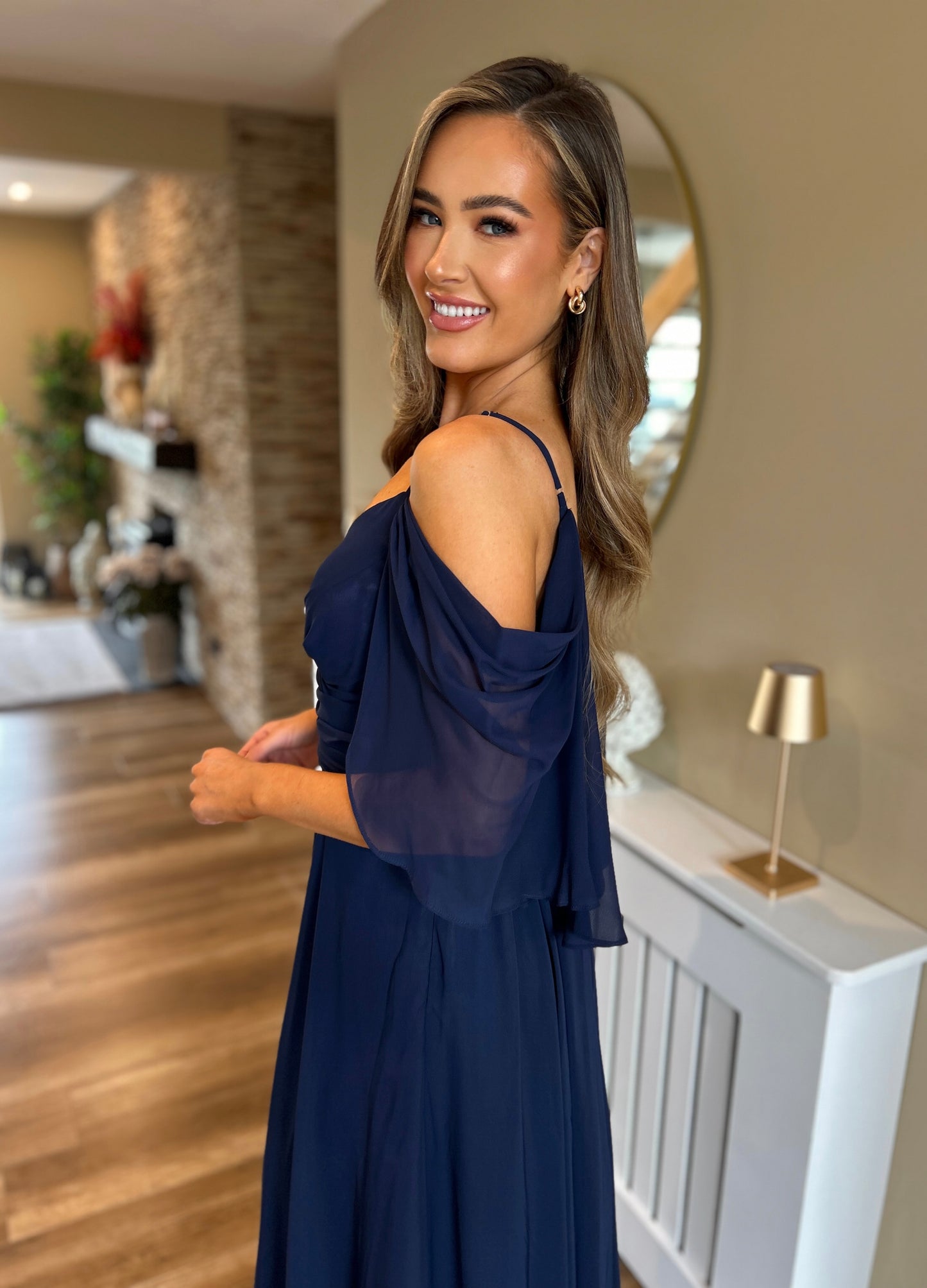 Maya Dress Navy