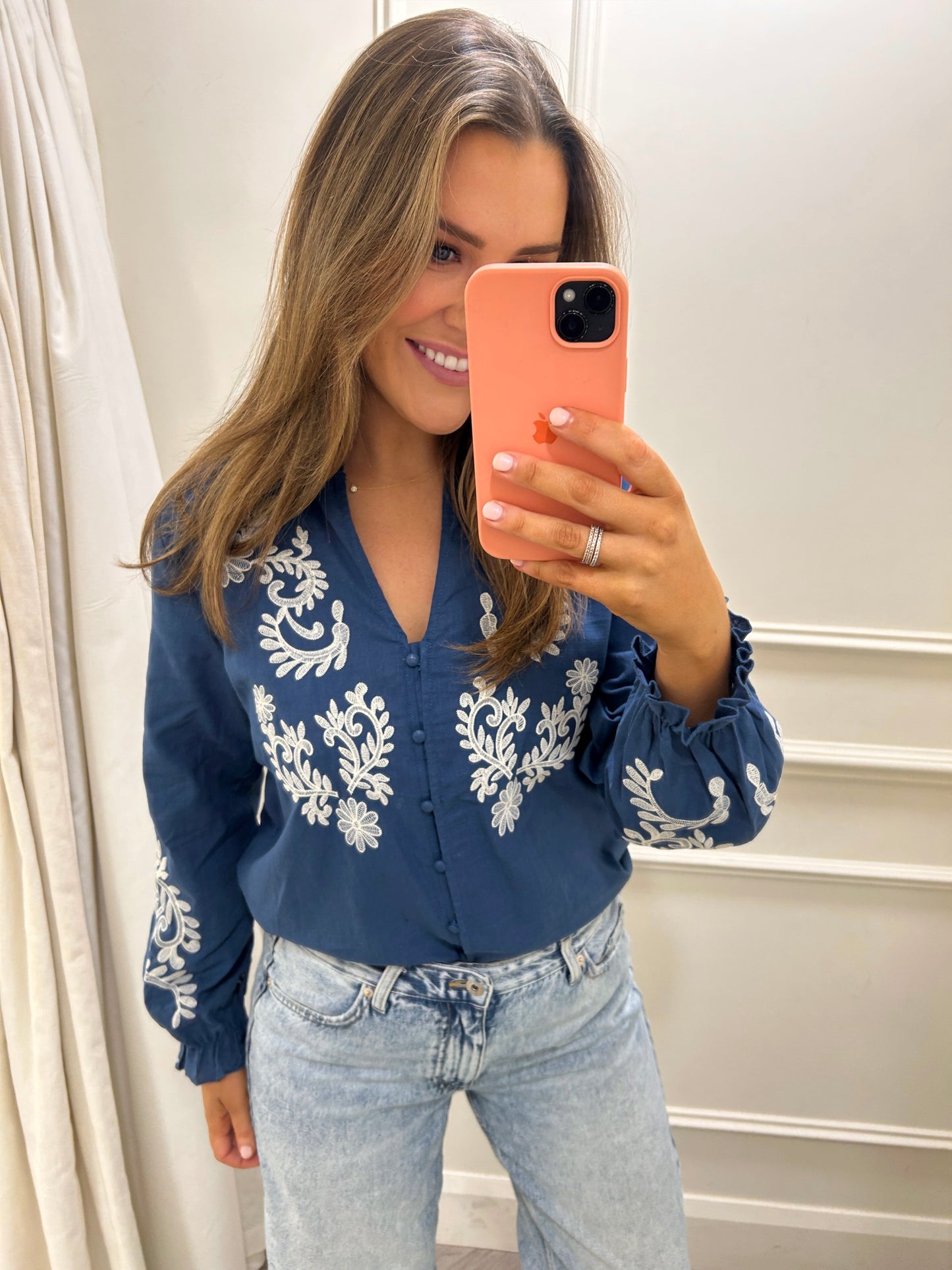 Lyra Top Navy