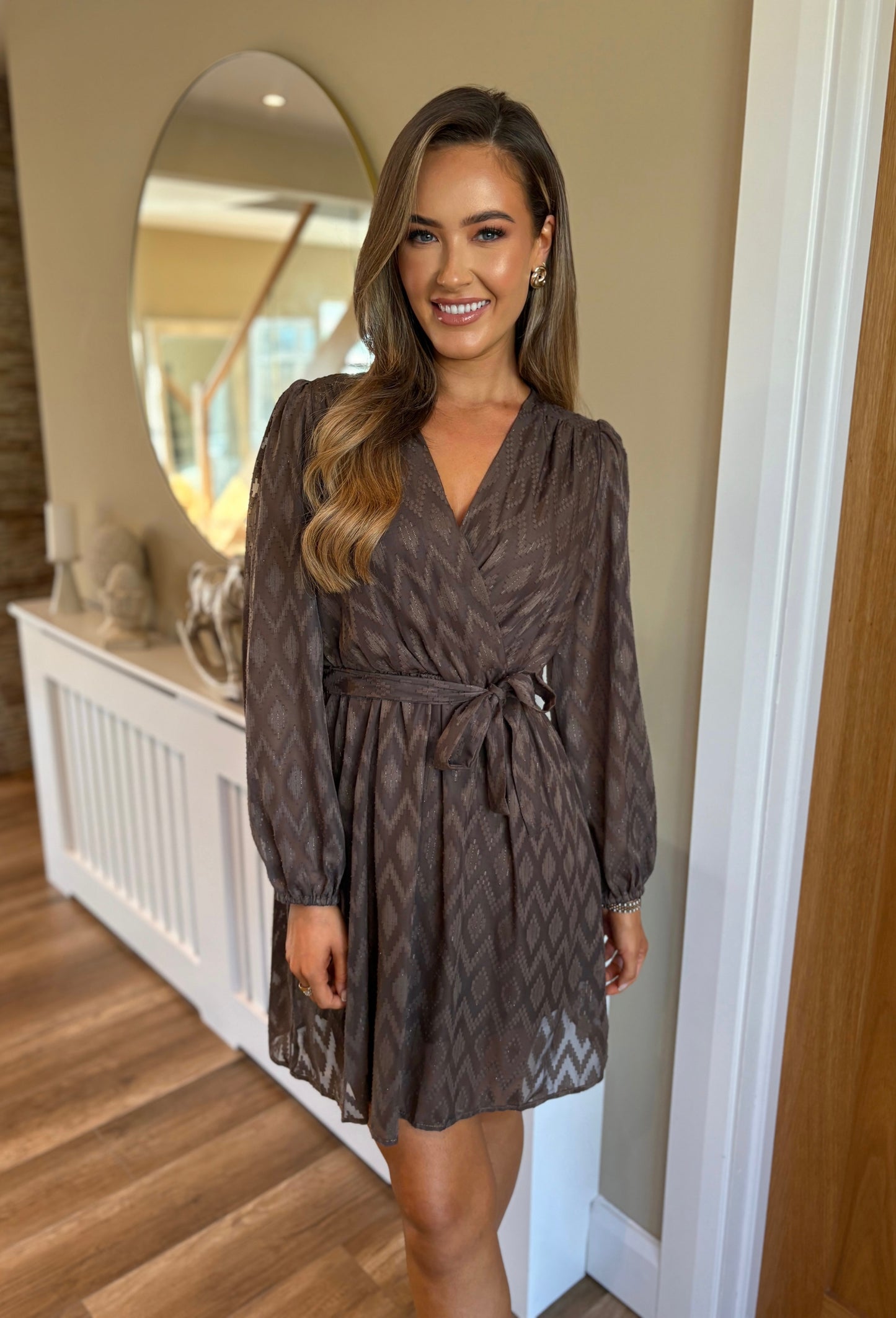 Mabel Dress Brown