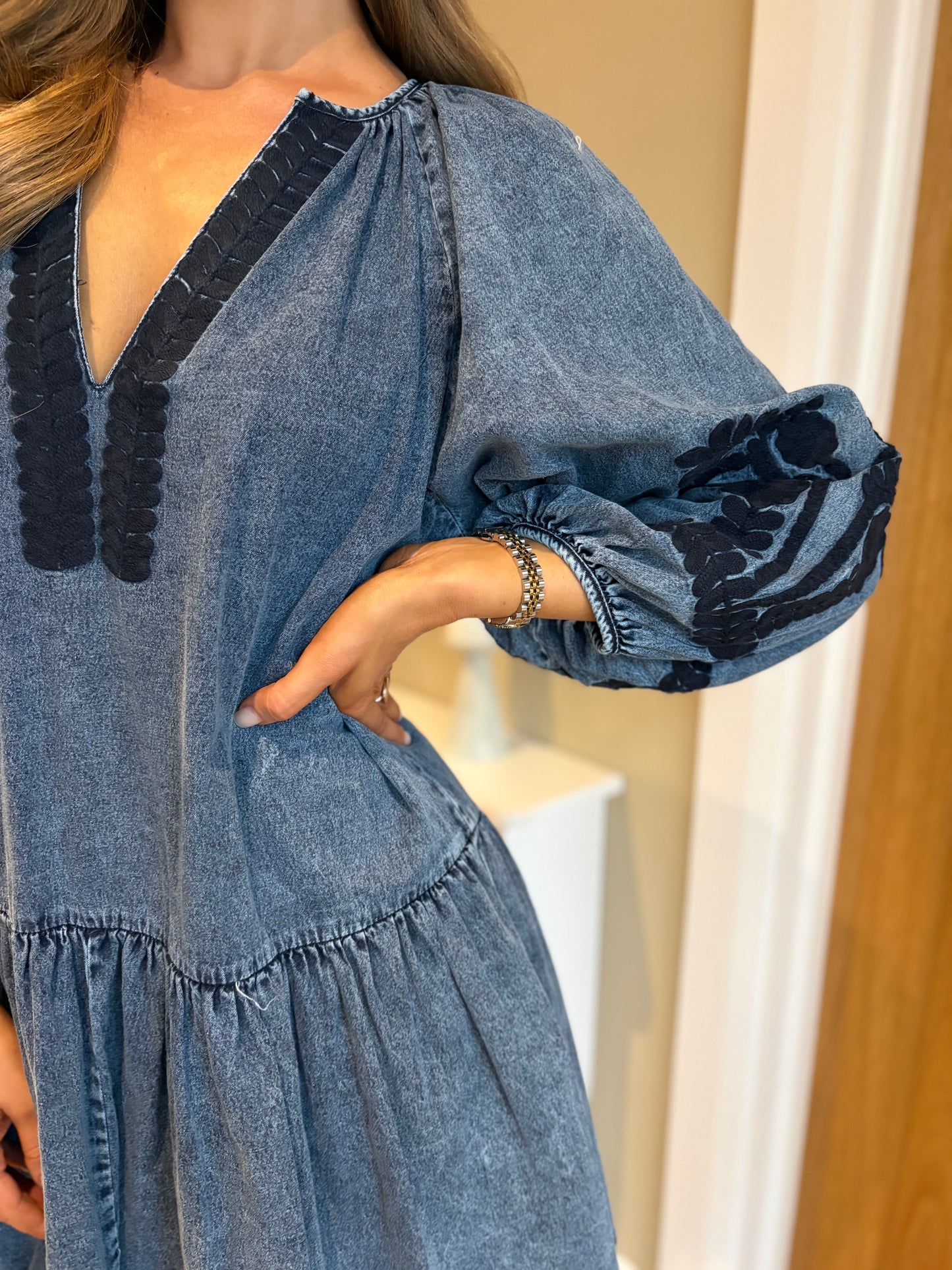 Dahlia Dress Denim