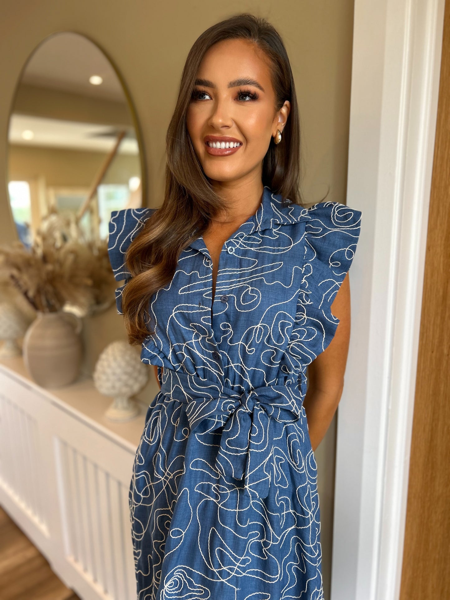 Pippa Dress Blue