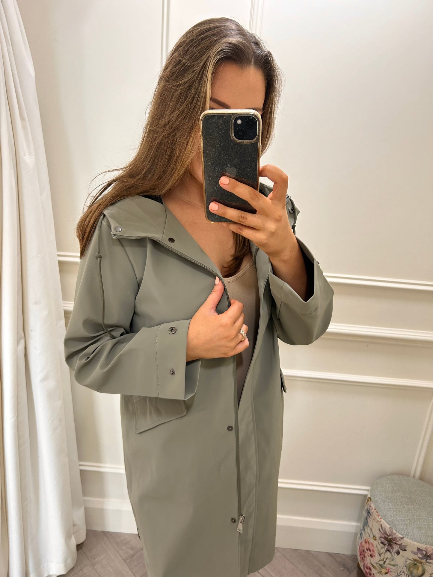*PRE-ORDER*Callie Raincoat Khaki